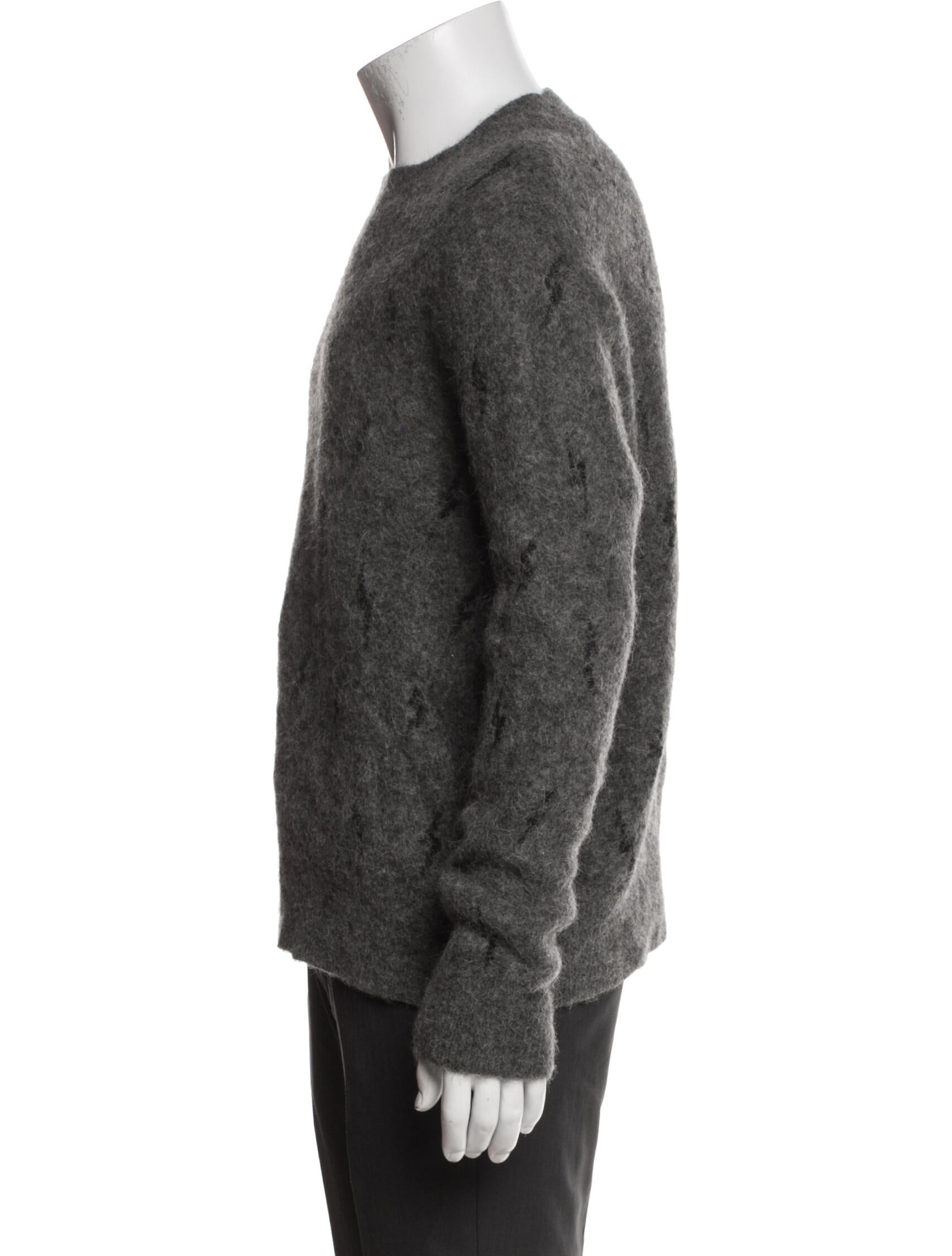 AllSaints Patterned Crew Neck Pullover