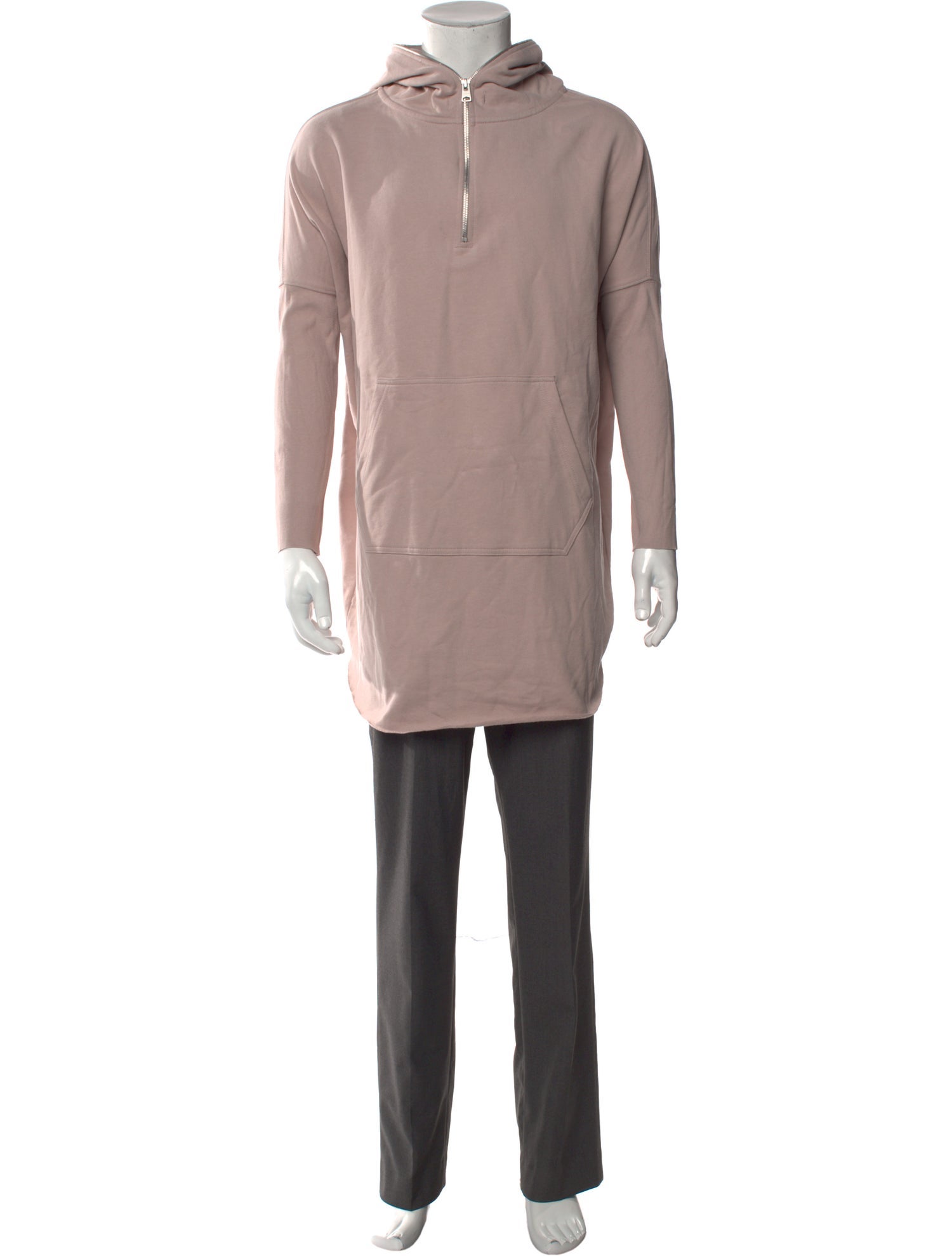 AllSaints Mock Neck Long Sleeve Hoodie