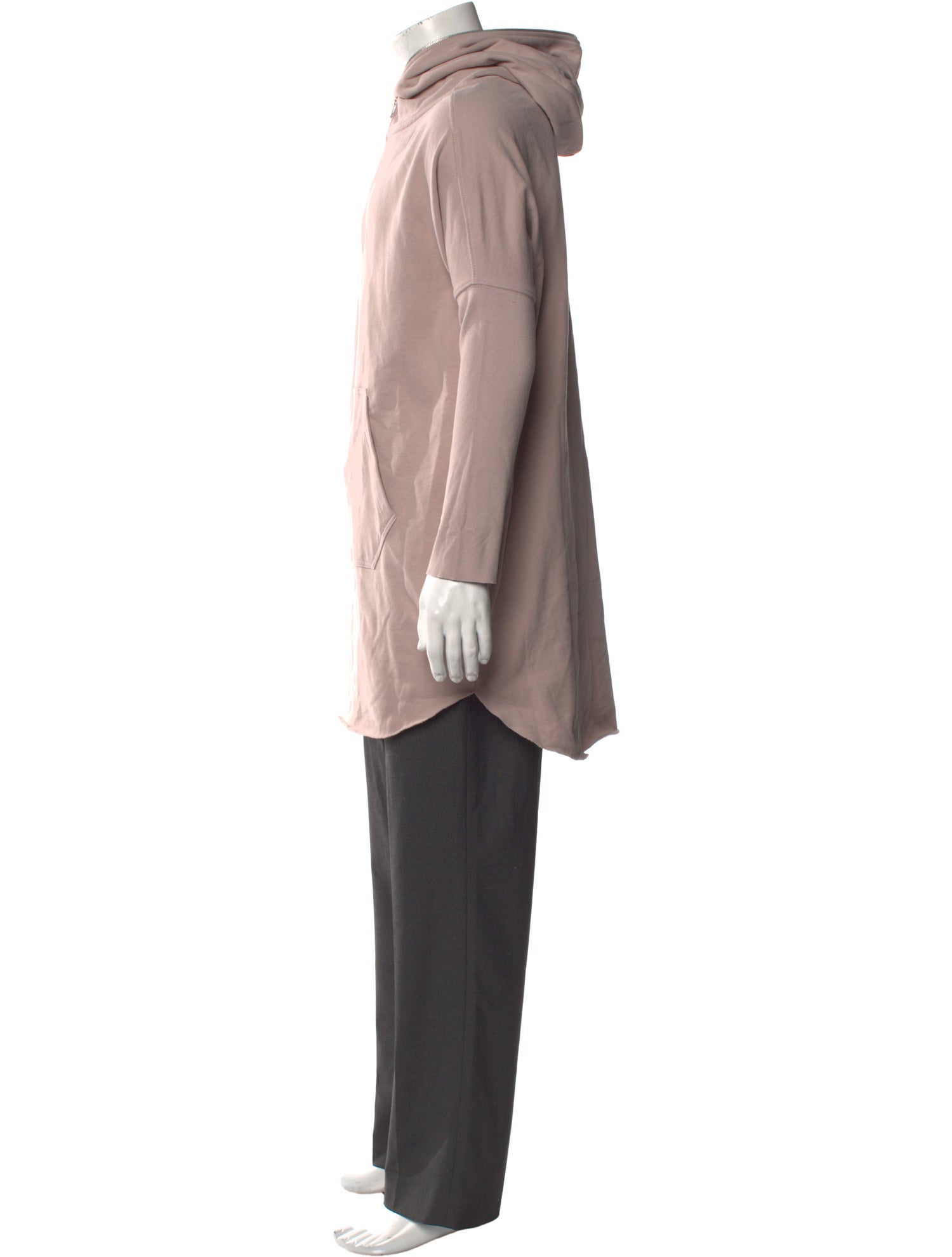 AllSaints Mock Neck Long Sleeve Hoodie