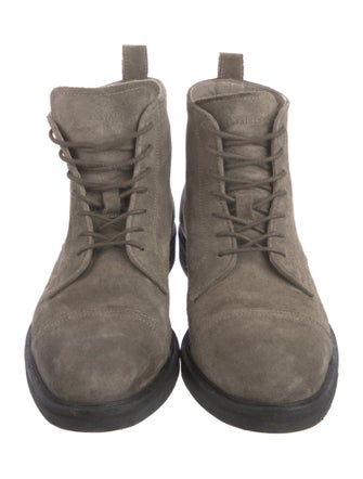 AllSaints Suede Lace-Up Boots