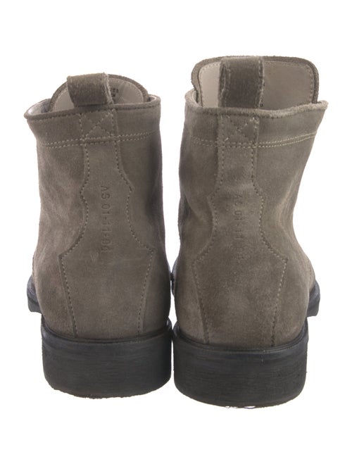 AllSaints Suede Lace-Up Boots