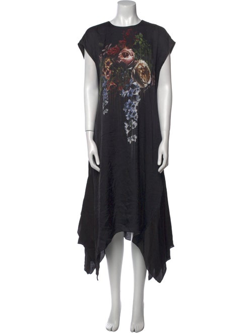 AllSaints Graphic Print Long Dress
