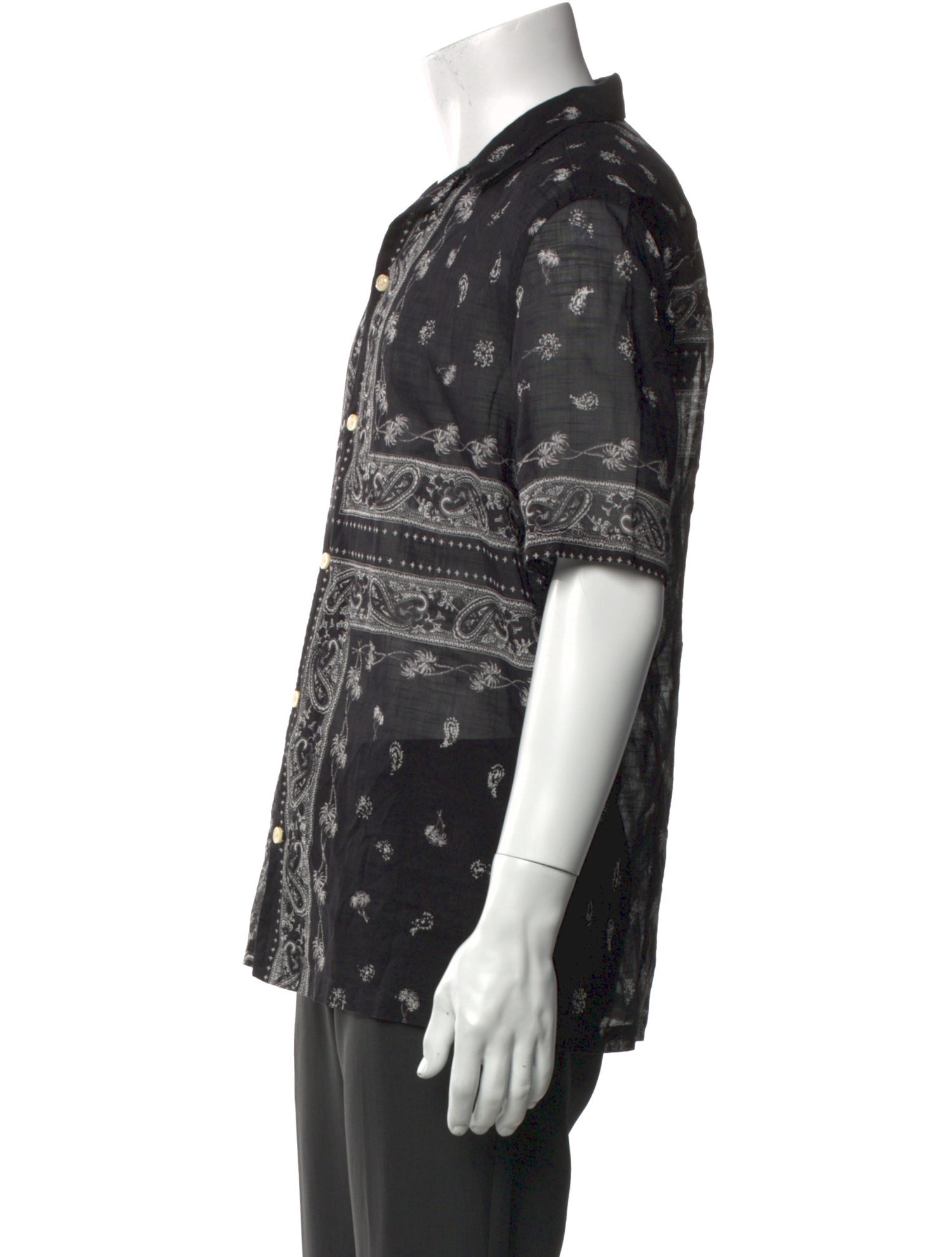 AllSaints Paisley Paisley Print Shirt