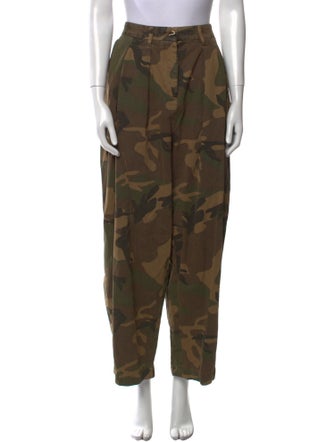 AllSaints Camouflage Print Straight Leg Pants