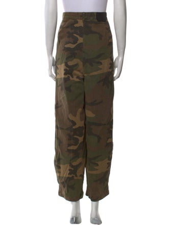 AllSaints Camouflage Print Straight Leg Pants