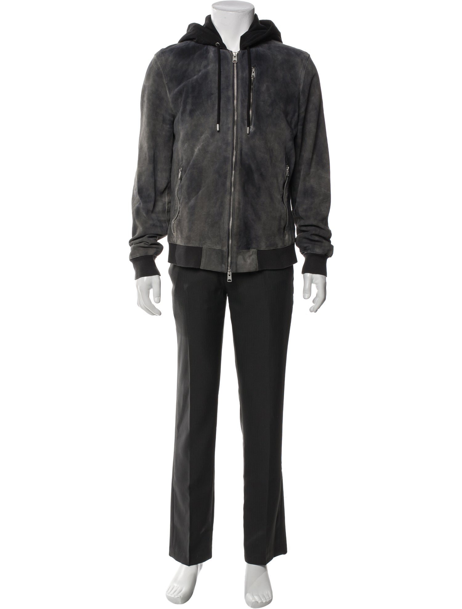 AllSaints Lamb Leather Parka