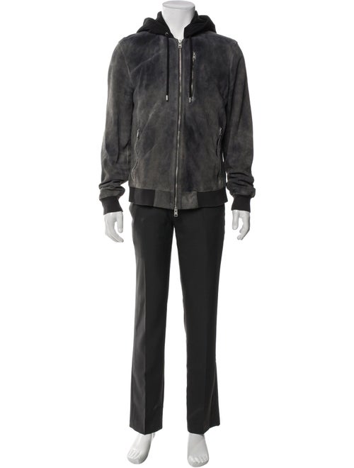 AllSaints Lamb Leather Parka