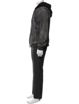 AllSaints Lamb Leather Parka