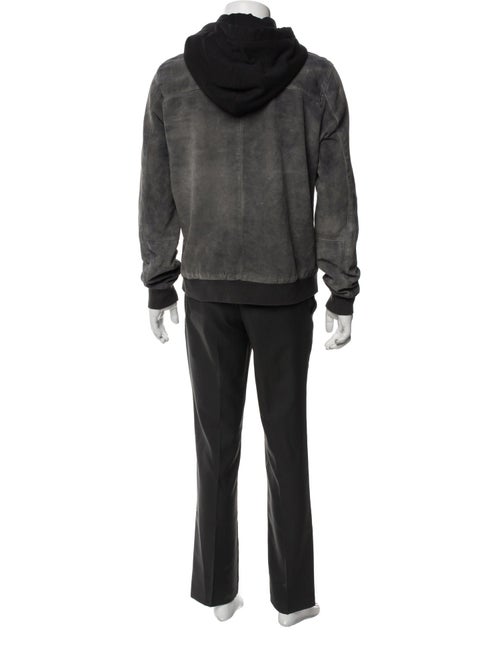 AllSaints Lamb Leather Parka