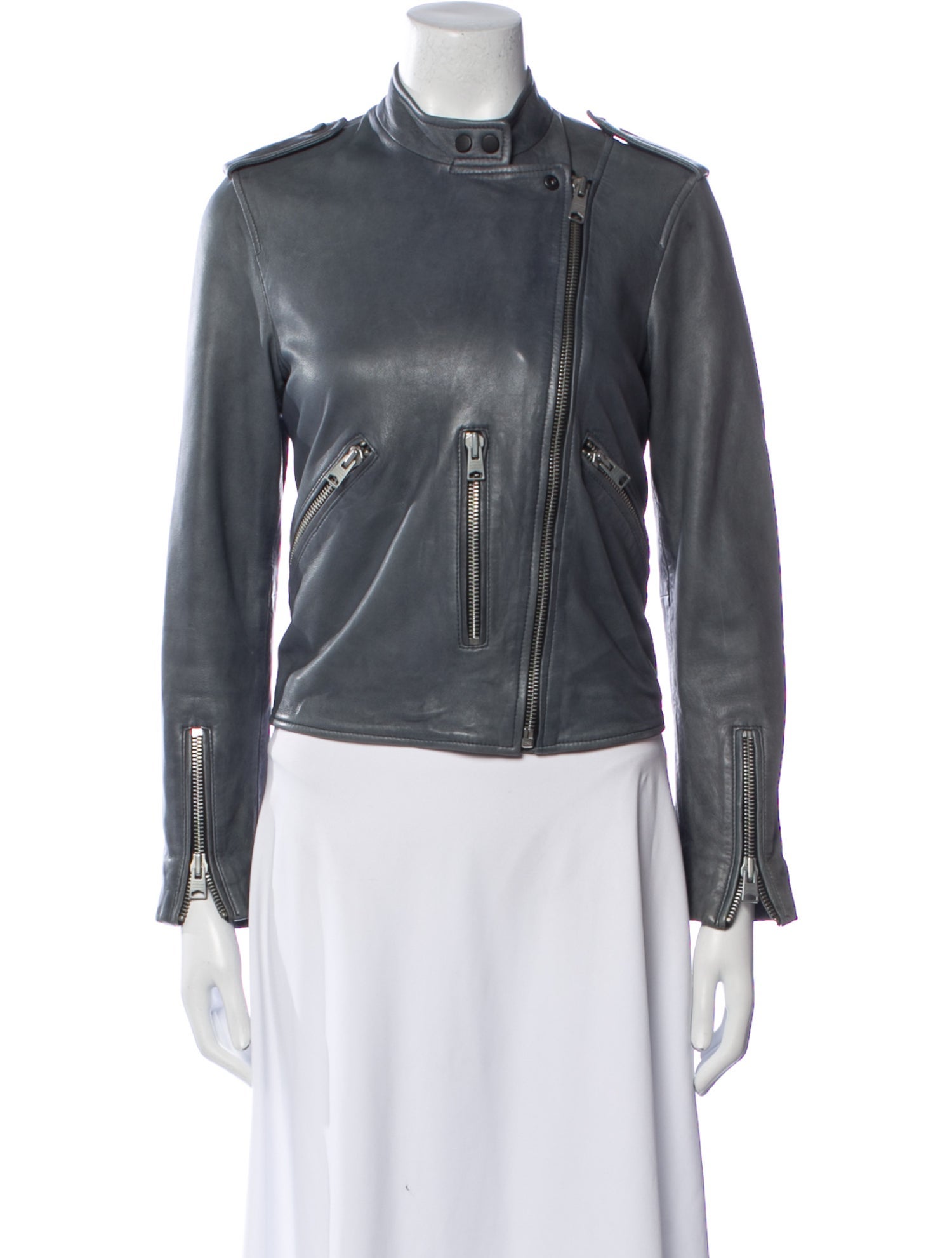 AllSaints Leather Biker Jacket