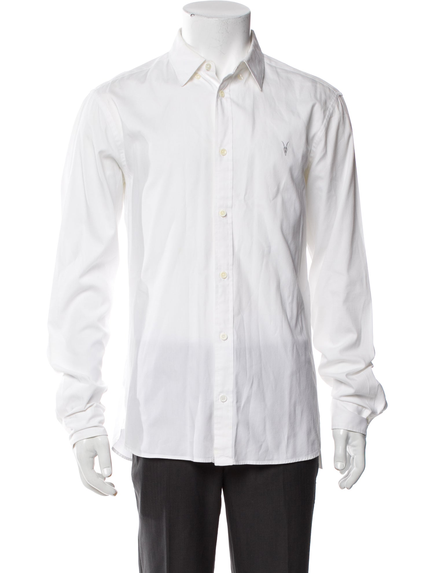 AllSaints Striped Long Sleeve Dress Shirt