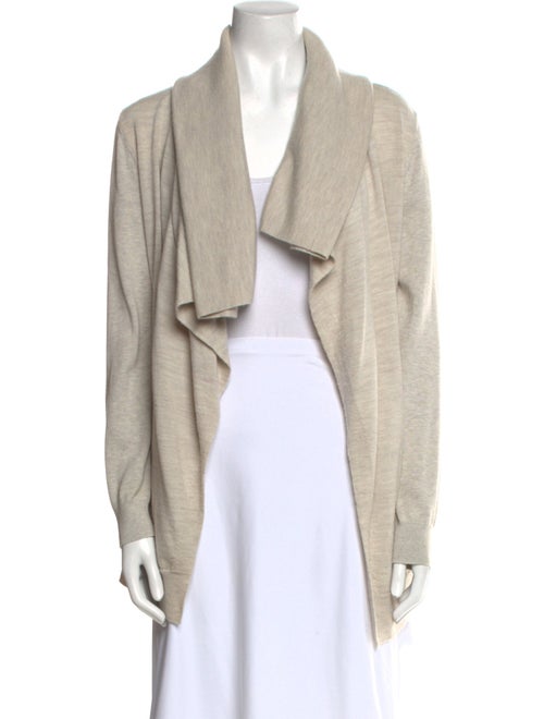 AllSaints Wool Open Front Sweater