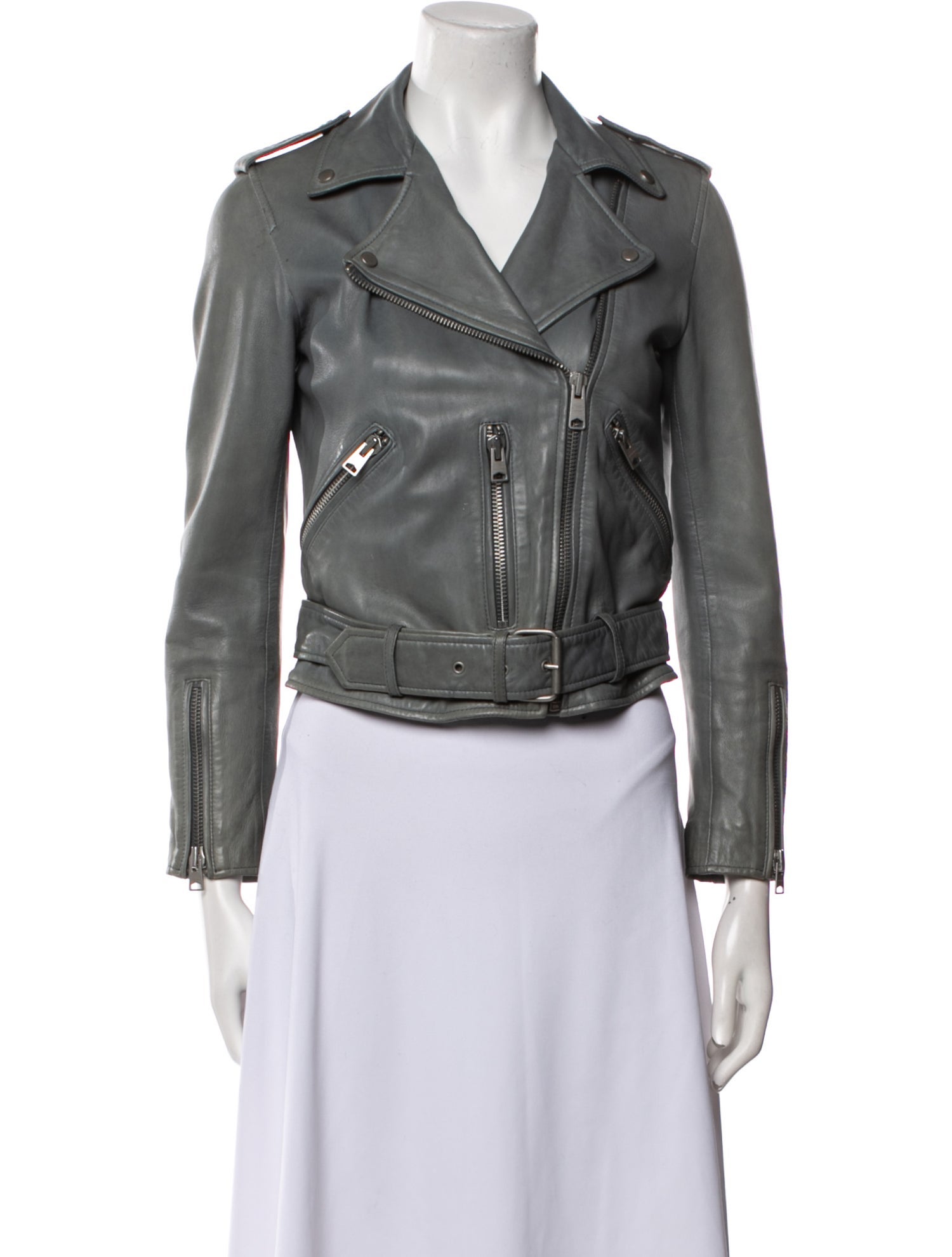 AllSaints Leather Biker Jacket