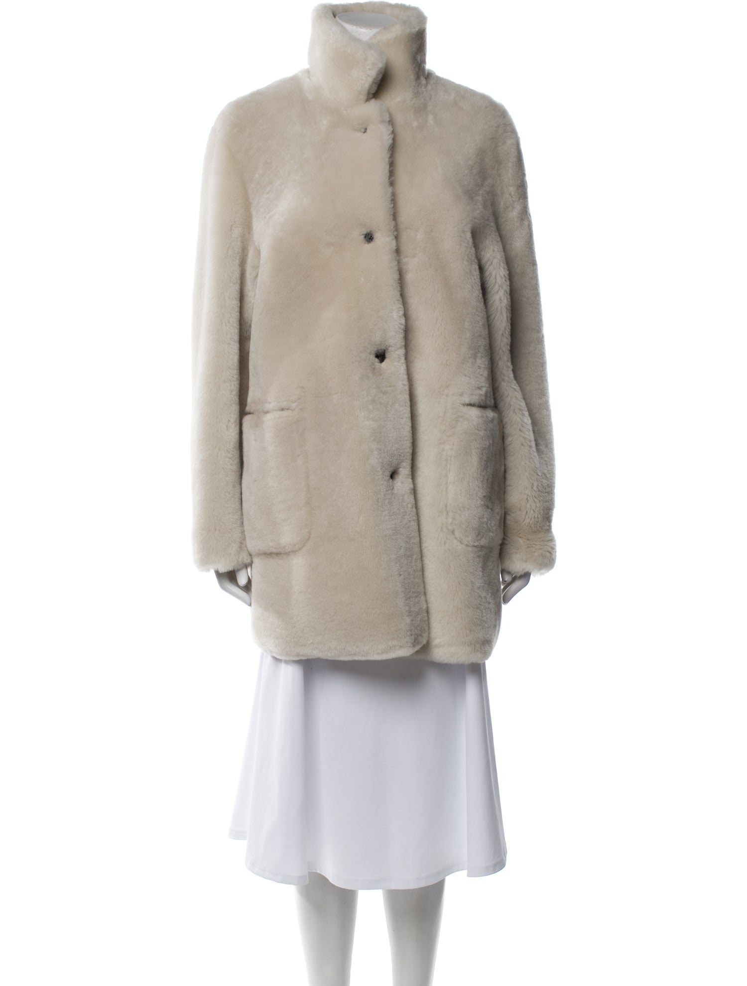 AllSaints Fur Coat w/ Tags