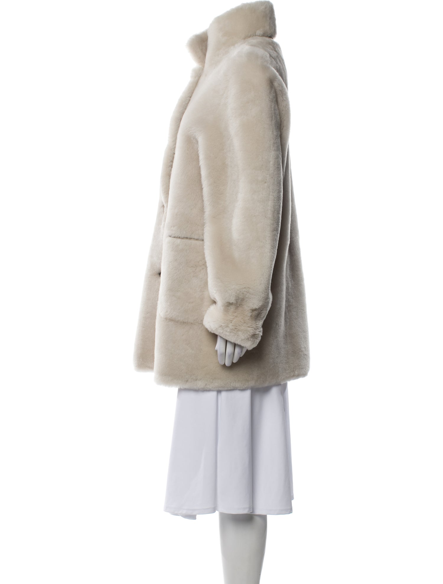 AllSaints Fur Coat w/ Tags