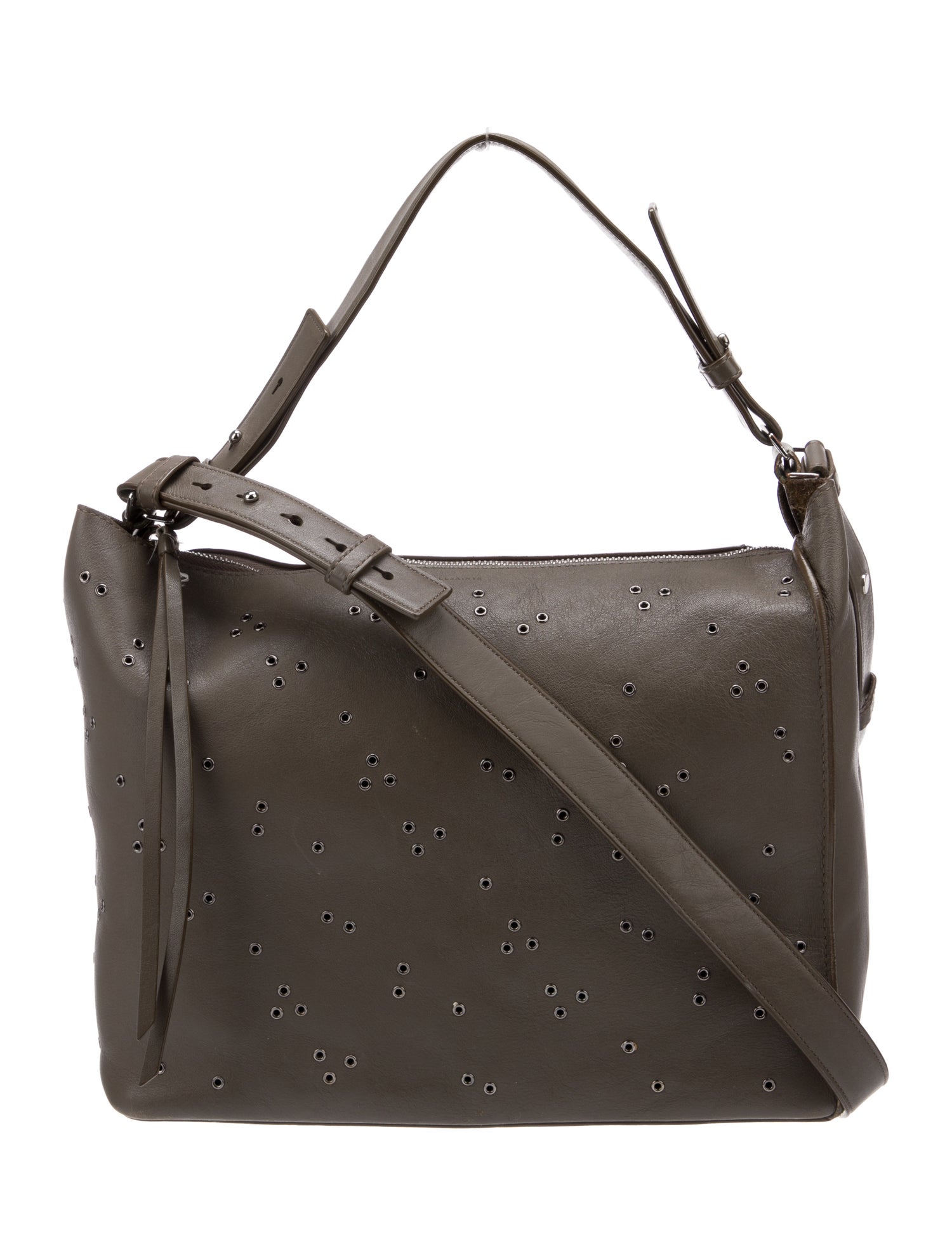 AllSaints Leather Messenger Bag