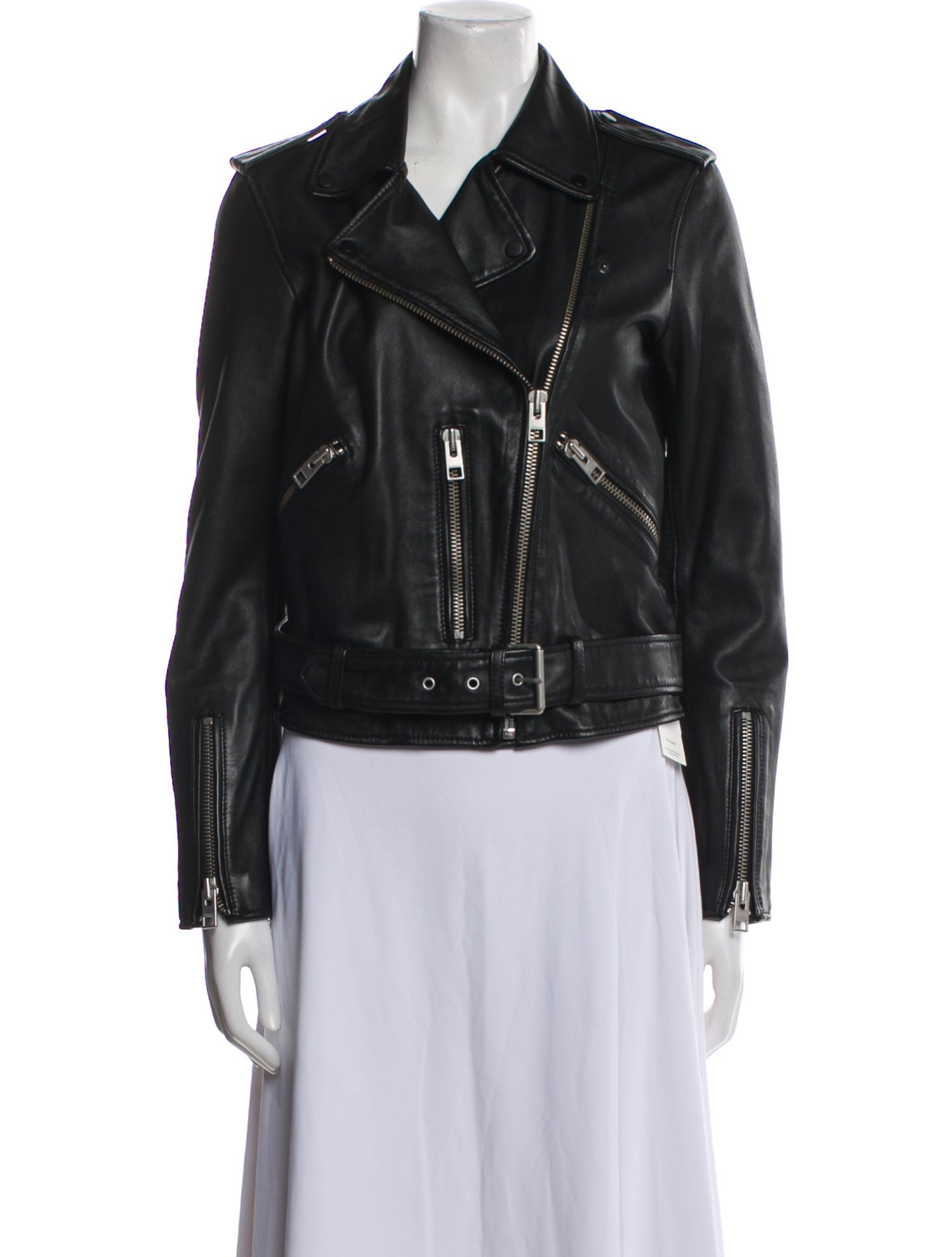 AllSaints Leather Biker Jacket
