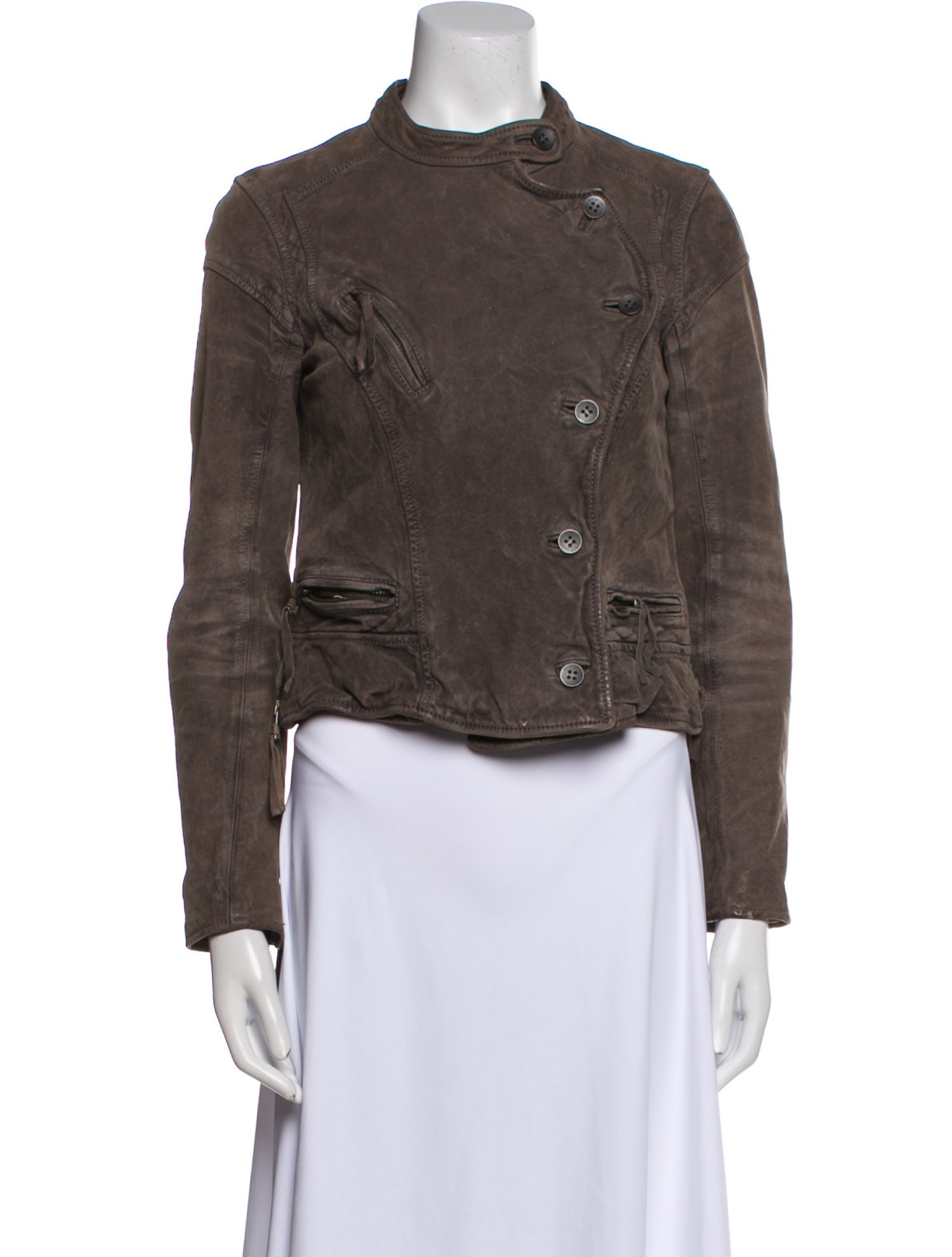 AllSaints Leather Biker Jacket