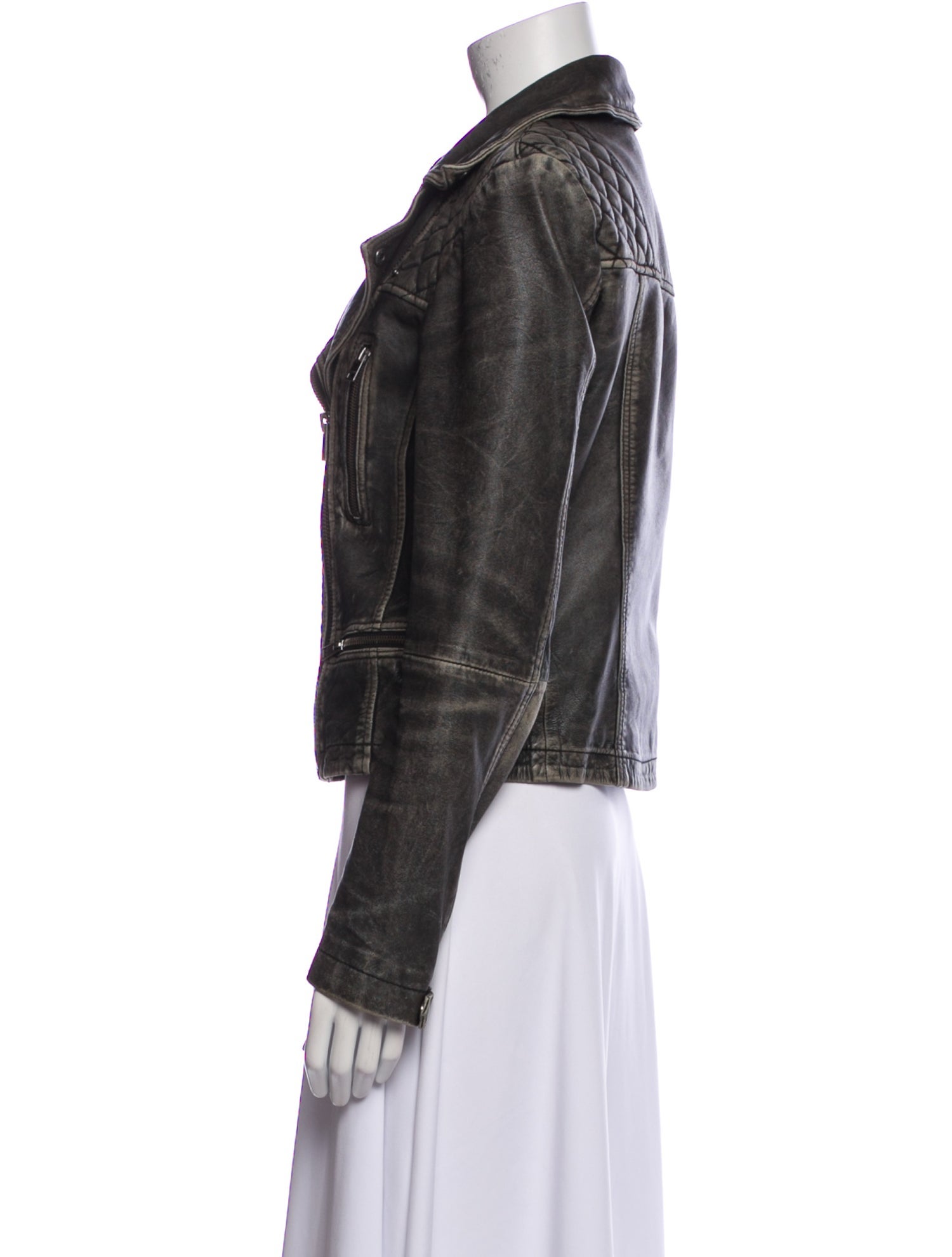 AllSaints Leather Biker Jacket