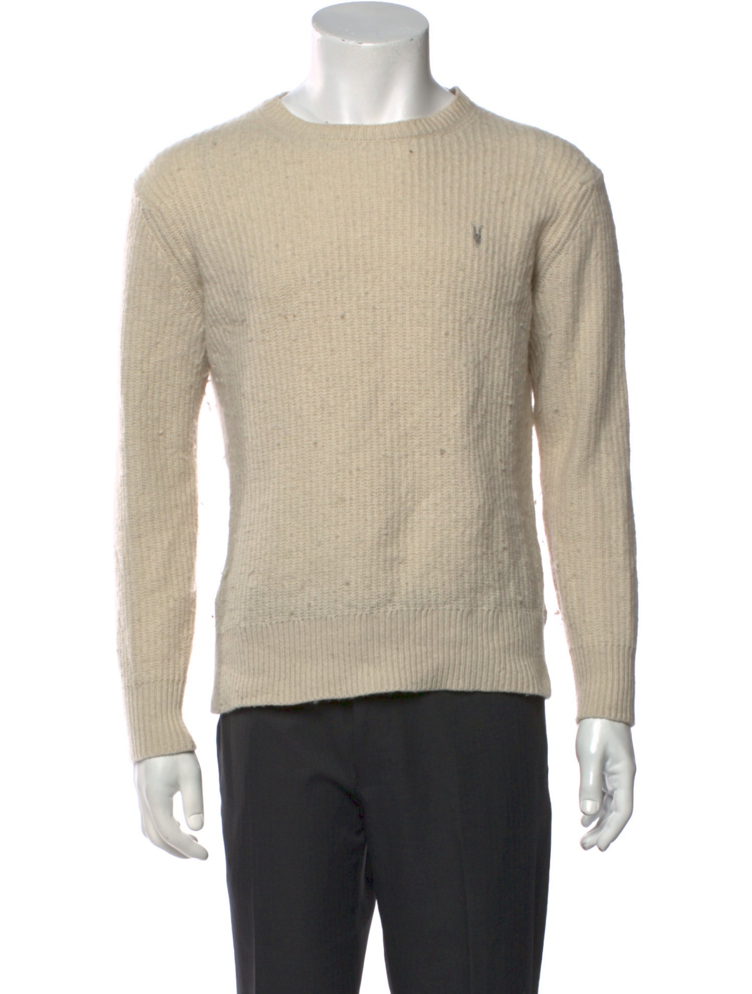 AllSaints Crew Neck Long Sleeve Pullover