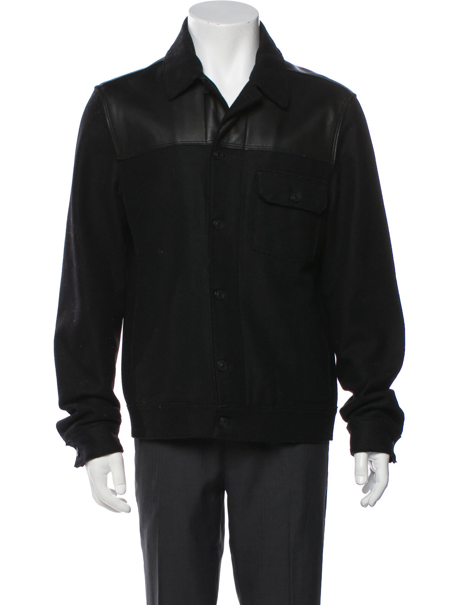 AllSaints Wool Trucker Jacket