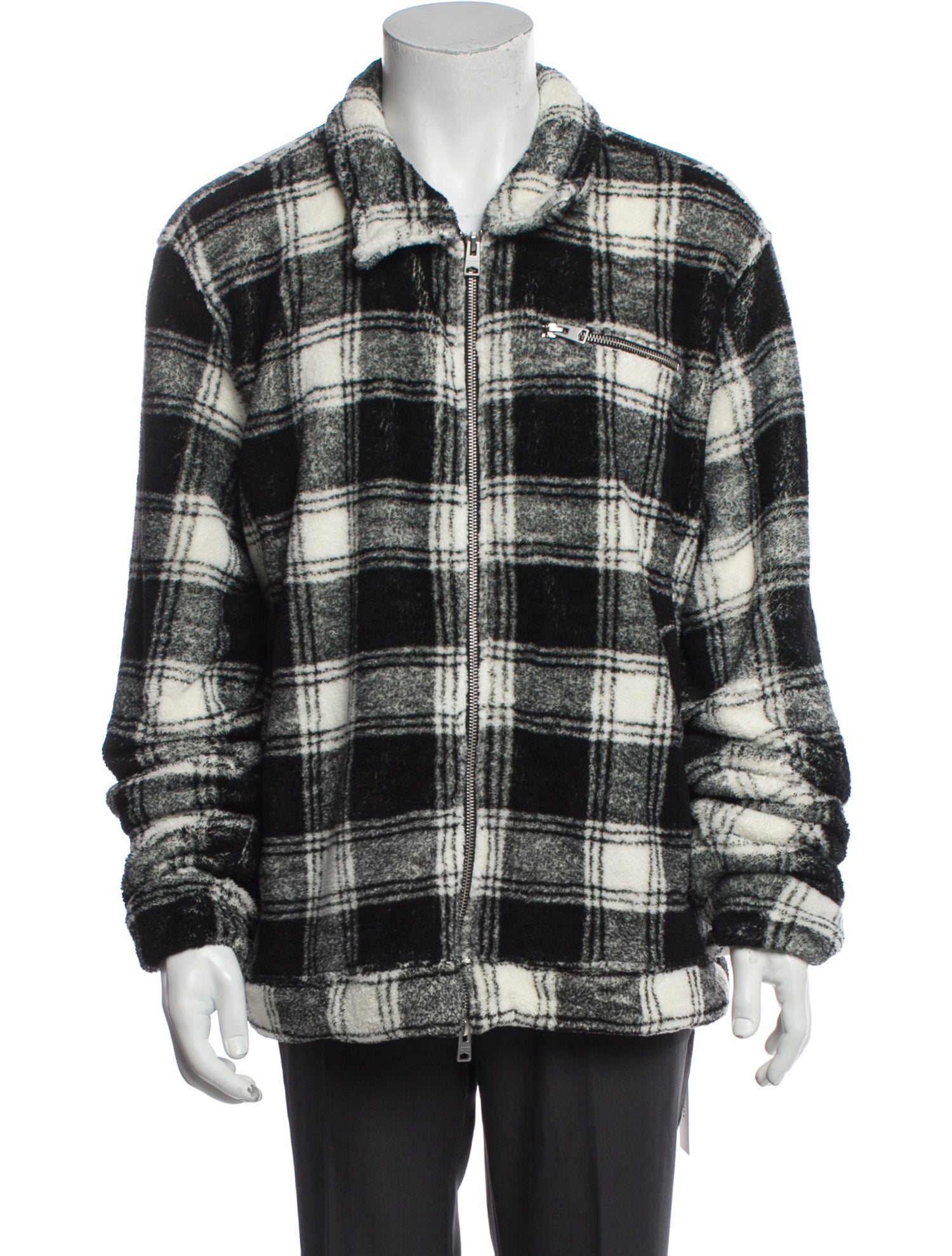 AllSaints Plaid Print Jacket
