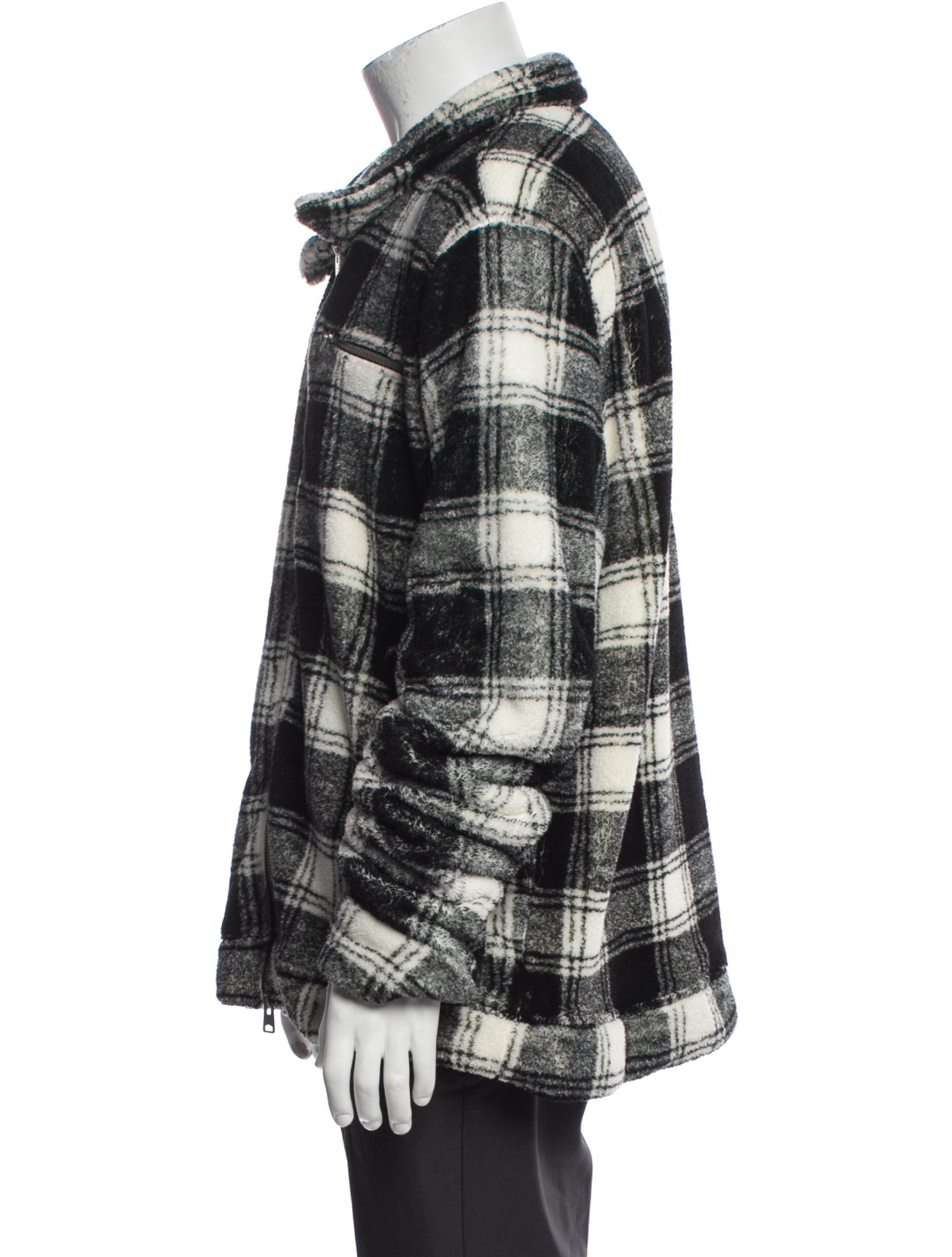 AllSaints Plaid Print Jacket