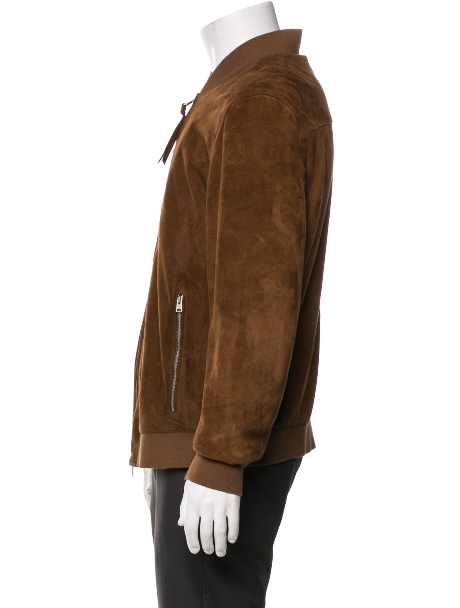 AllSaints Suede Bomber Jacket