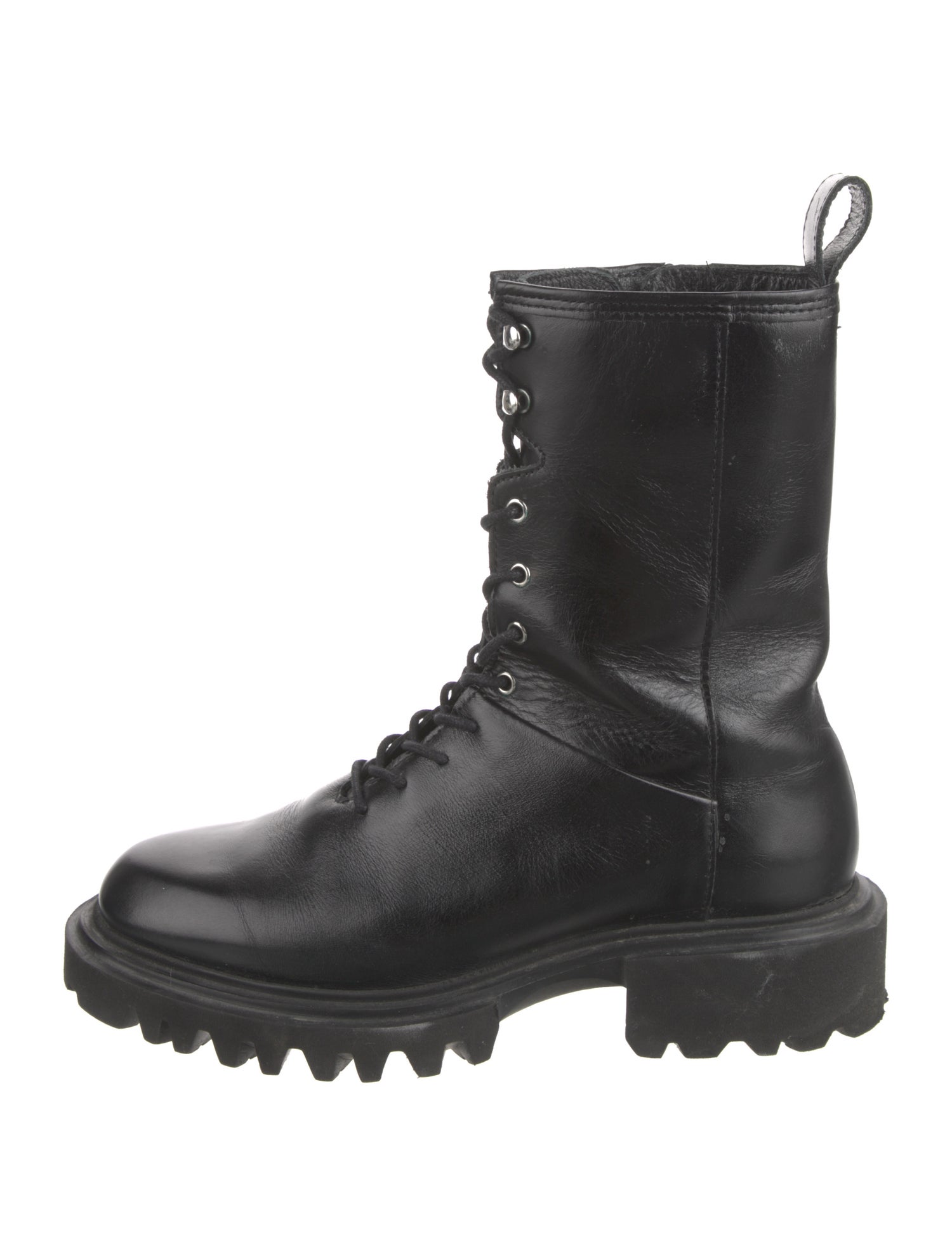 AllSaints Leather Combat Boots