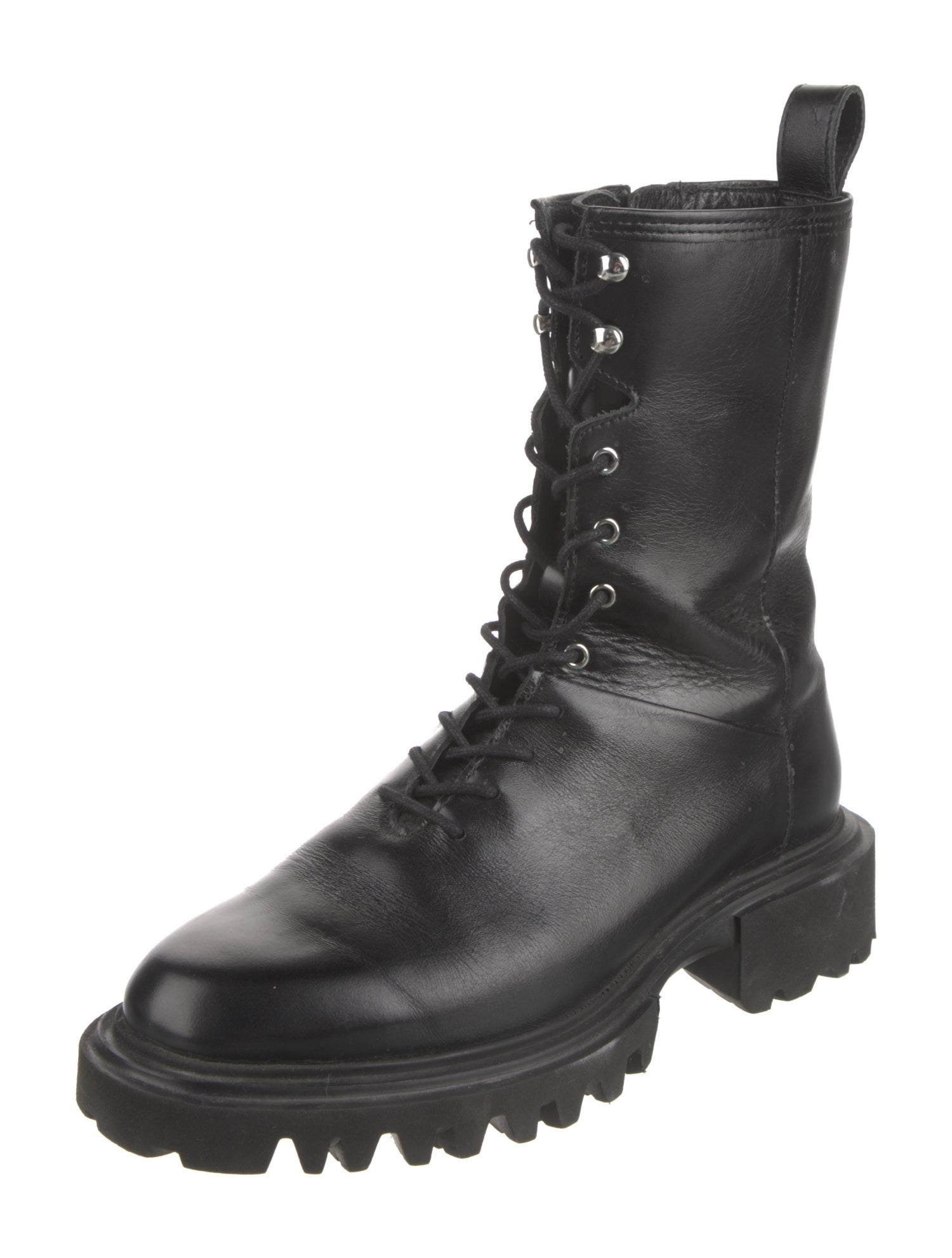 AllSaints Leather Combat Boots