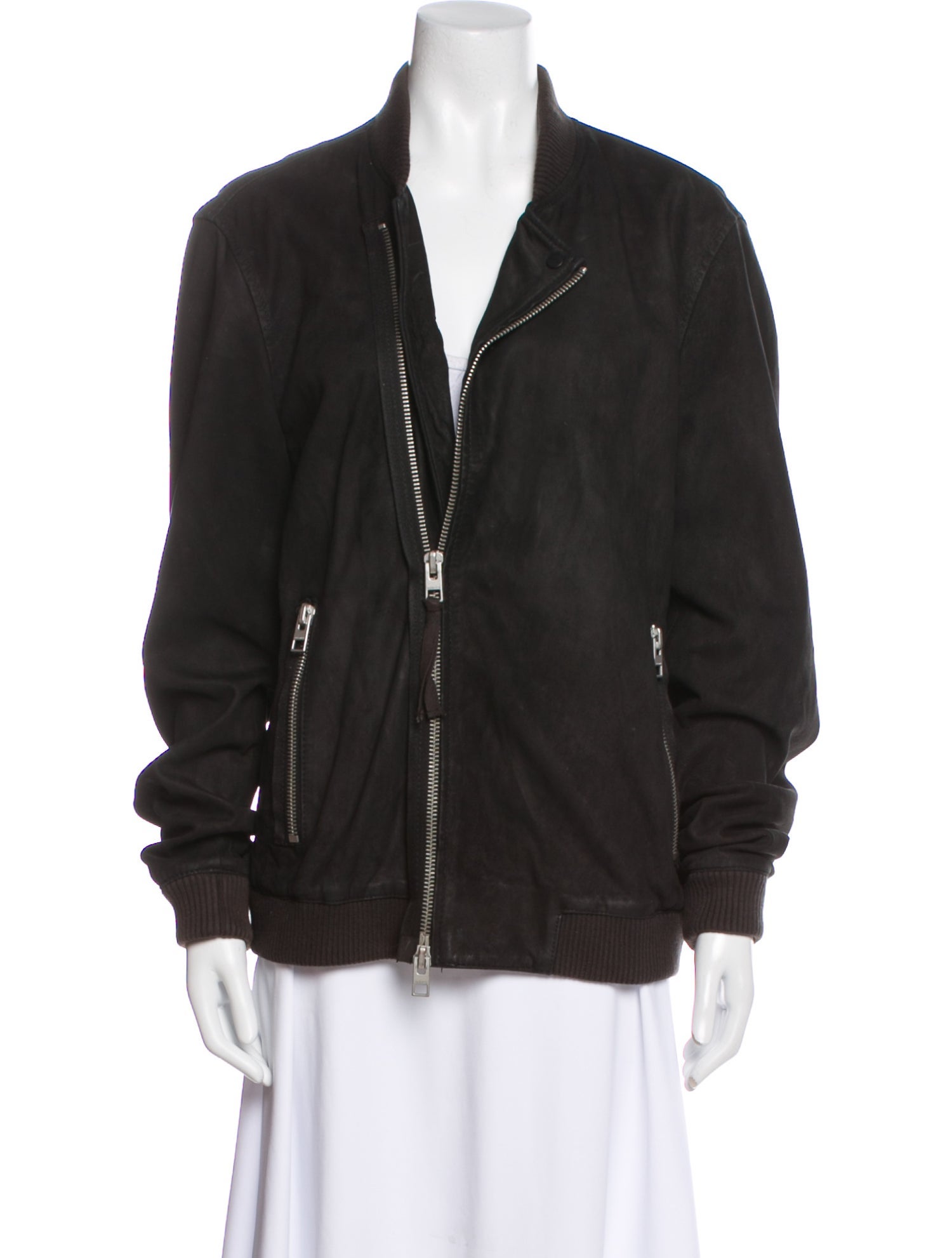 AllSaints Leather Blazer