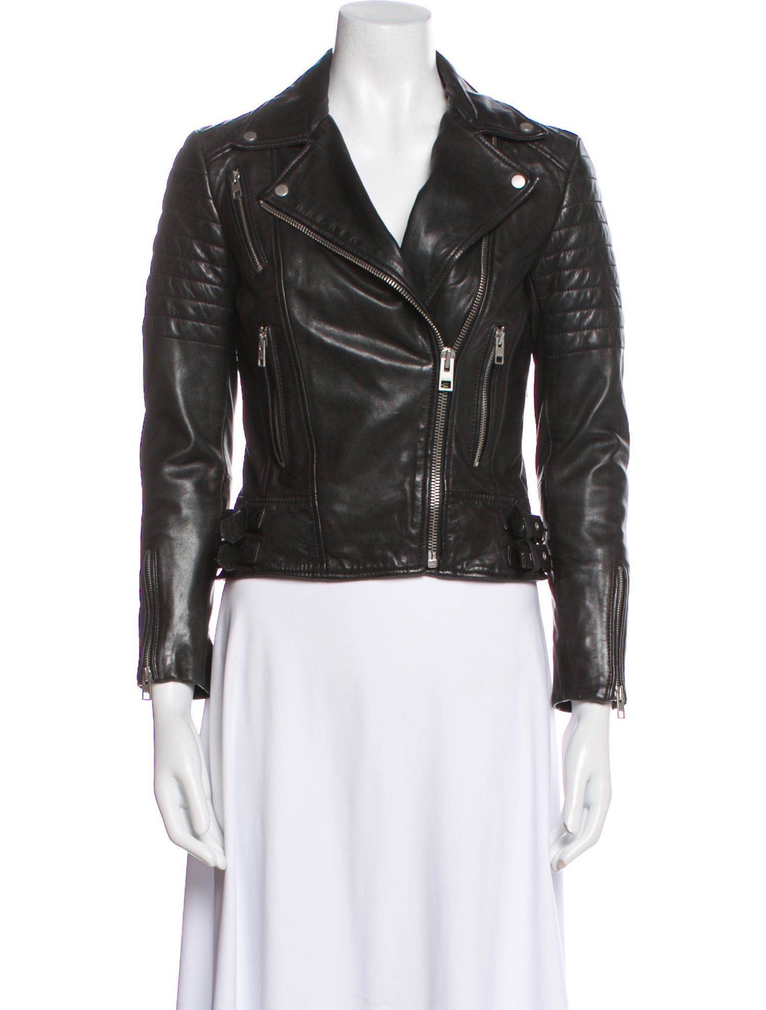 AllSaints Leather Biker Jacket