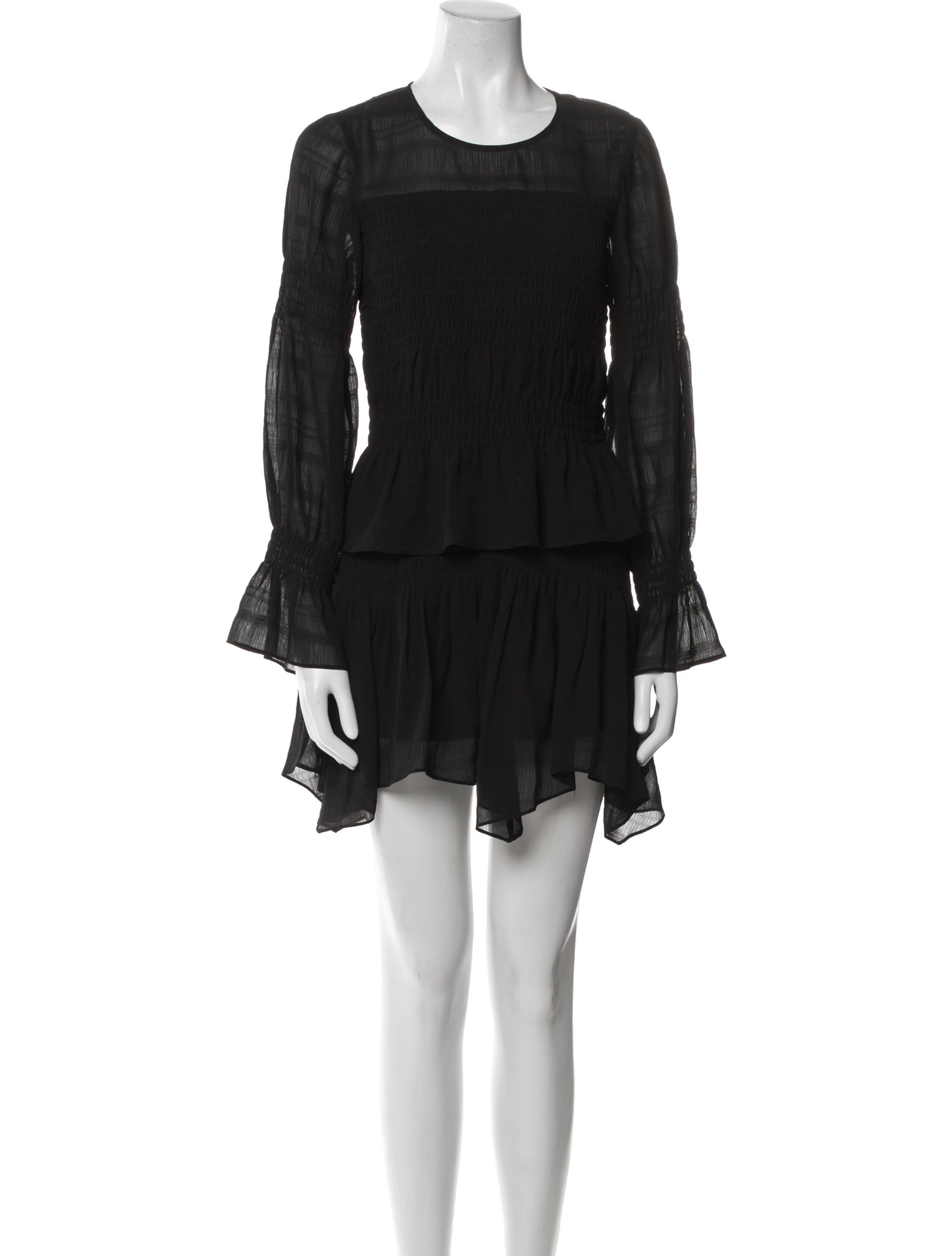 AllSaints Ruffle Embellishment Skirt Set