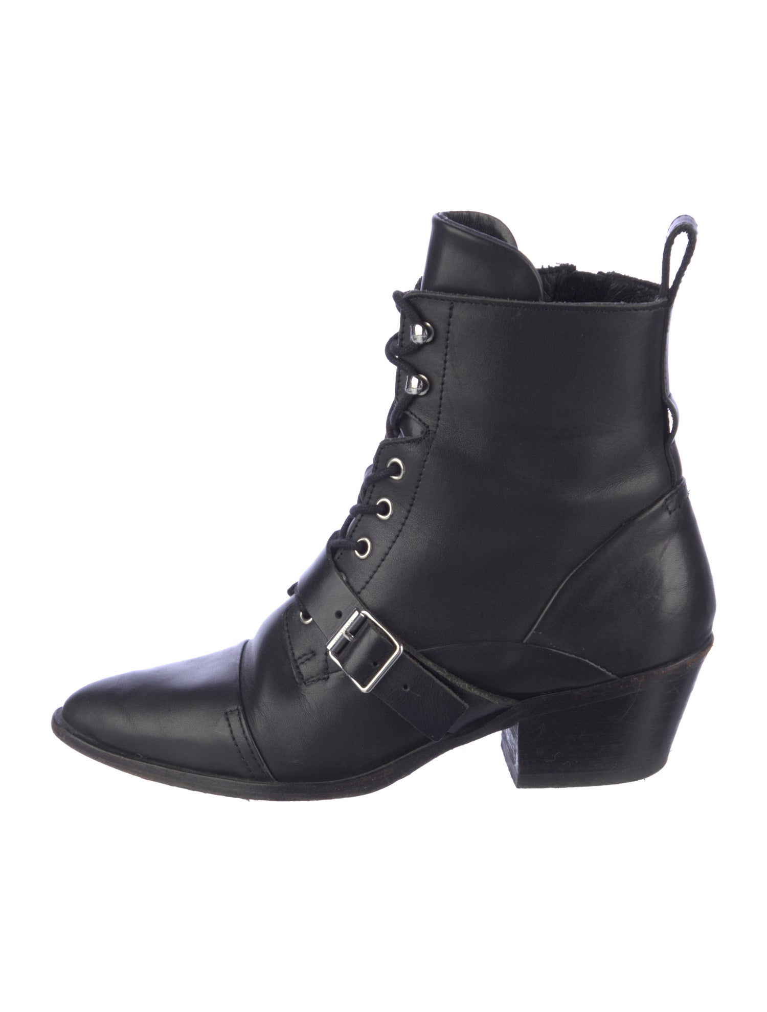 AllSaints Leather Combat Boots
