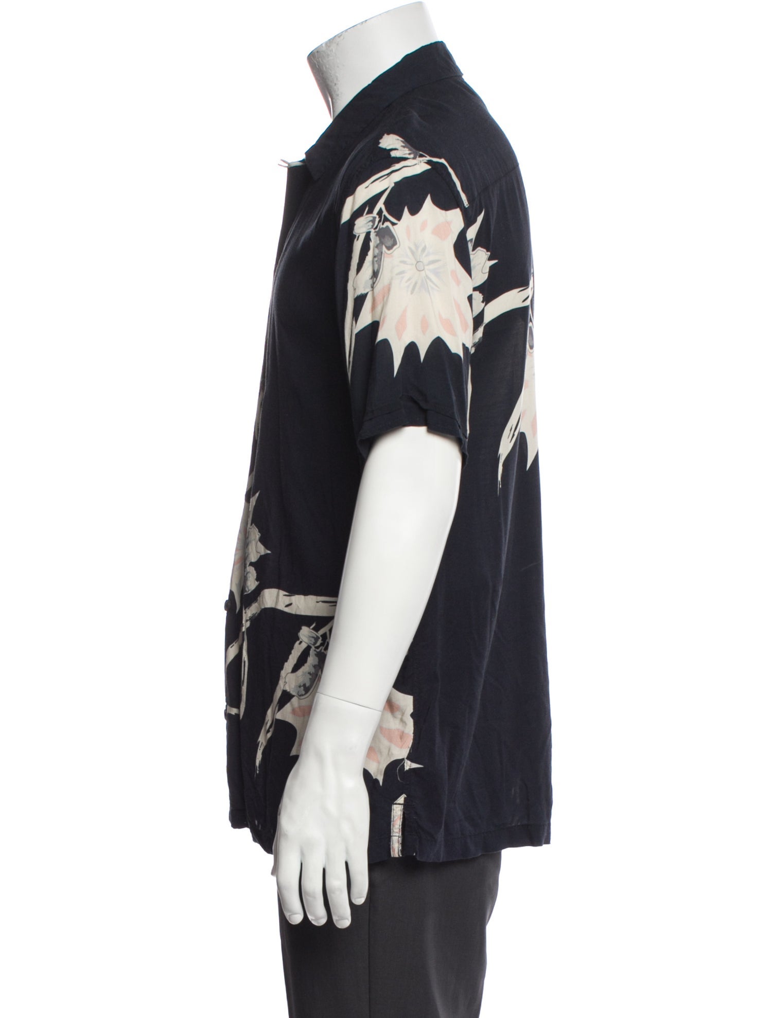 AllSaints Printed Short Sleeve Shirt