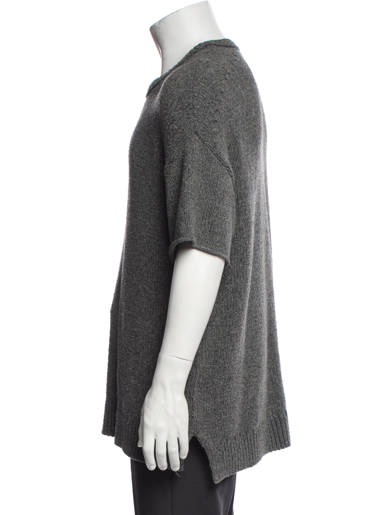 AllSaints Crew Neck Three-Quarter Sleeve Pullover