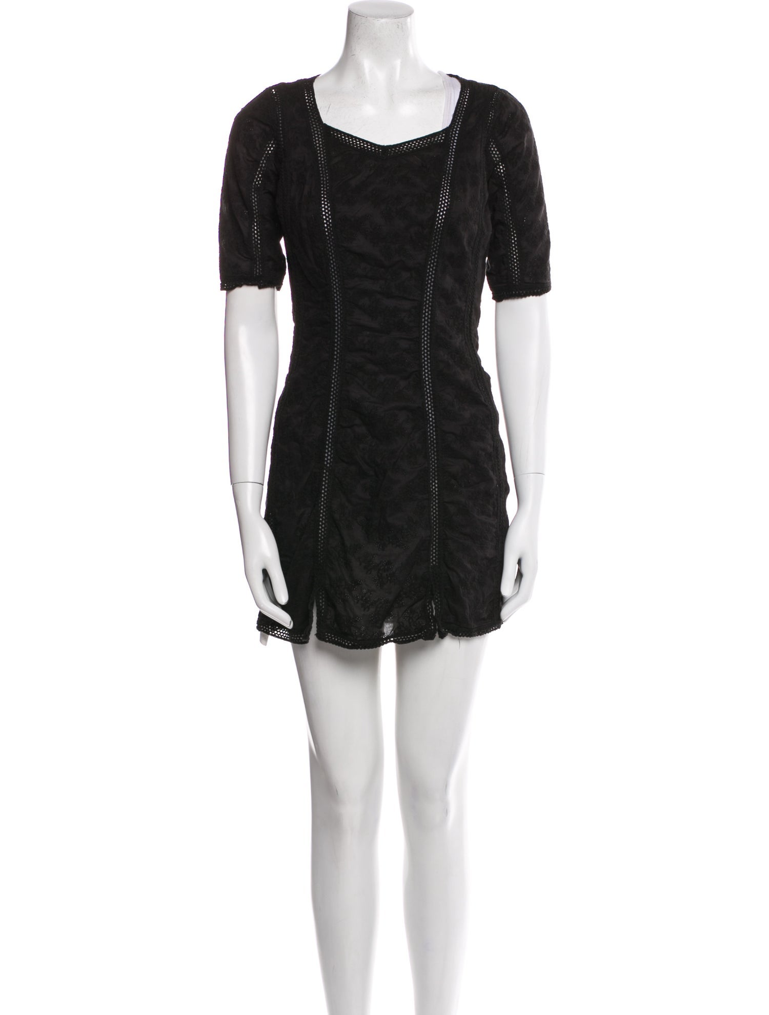 AllSaints Square Neckline Mini Dress