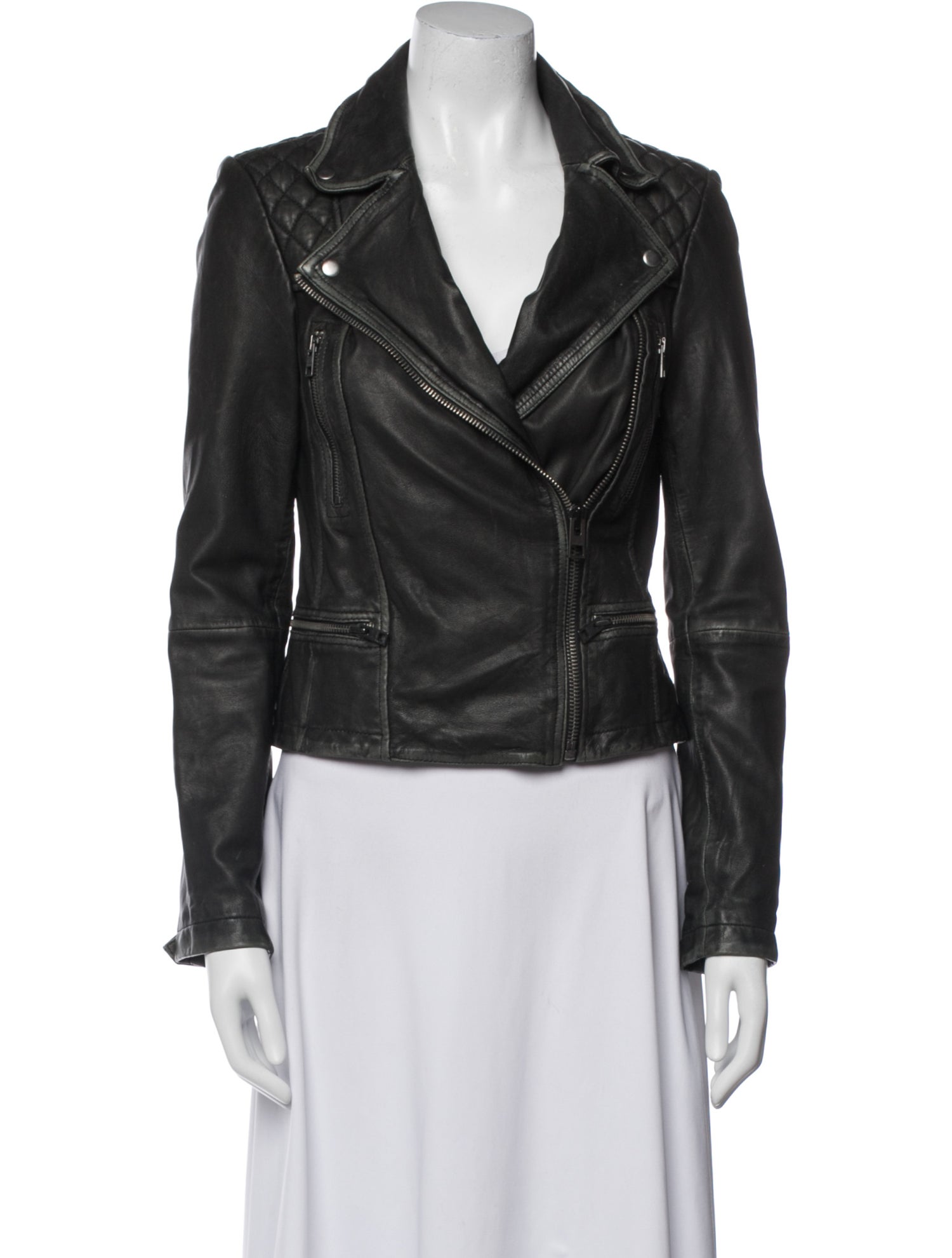 AllSaints Leather Biker Jacket
