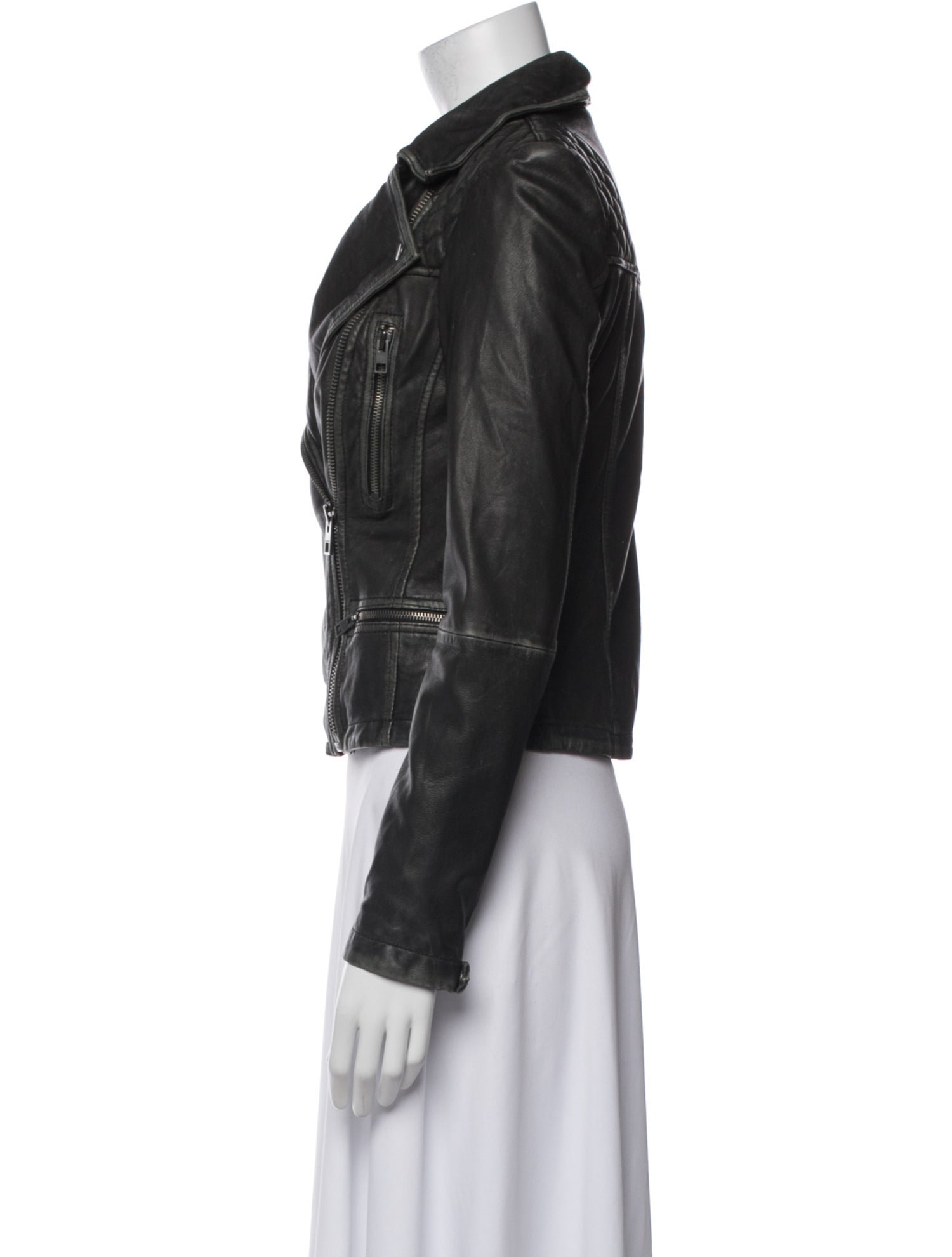 AllSaints Leather Biker Jacket