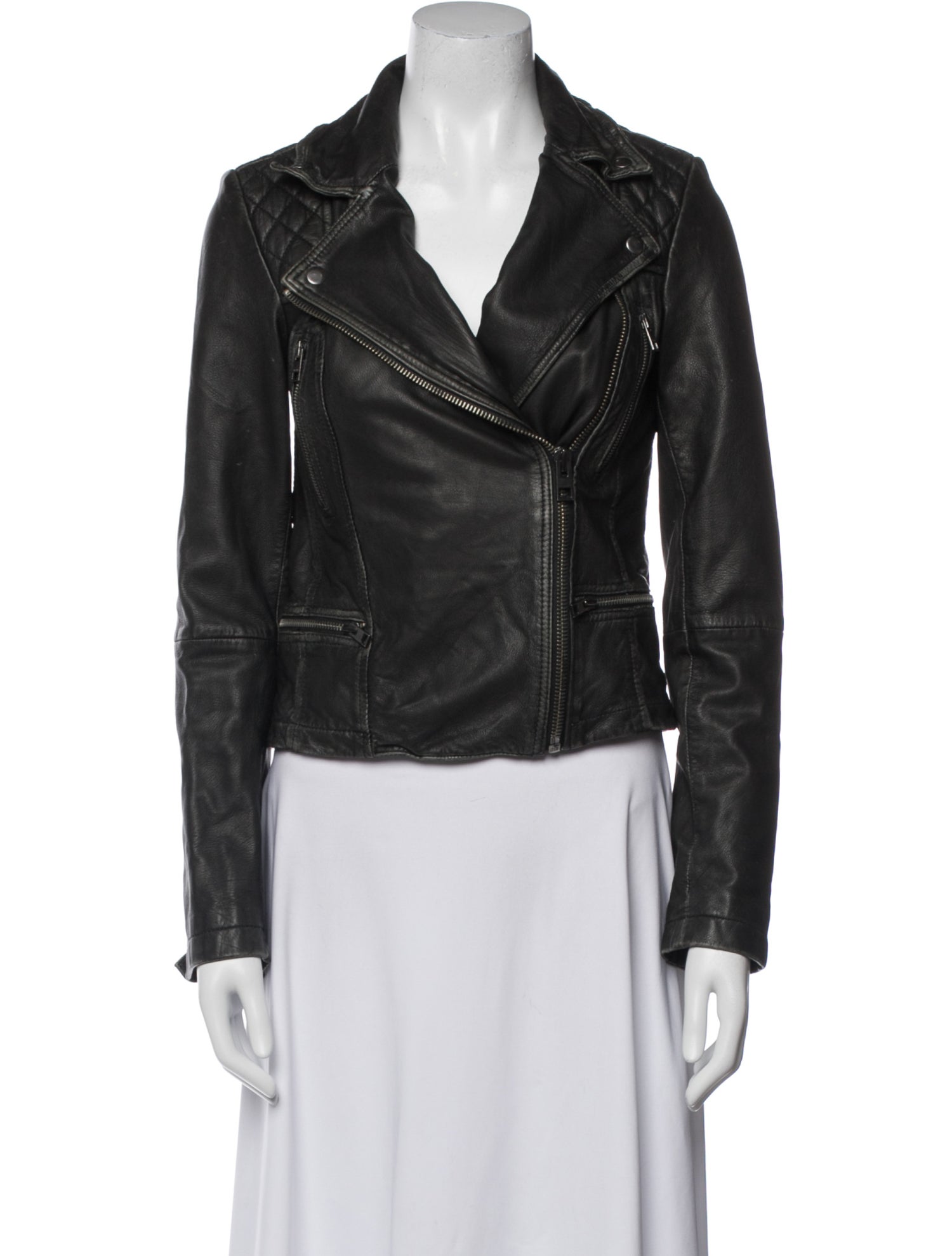 AllSaints Leather Biker Jacket