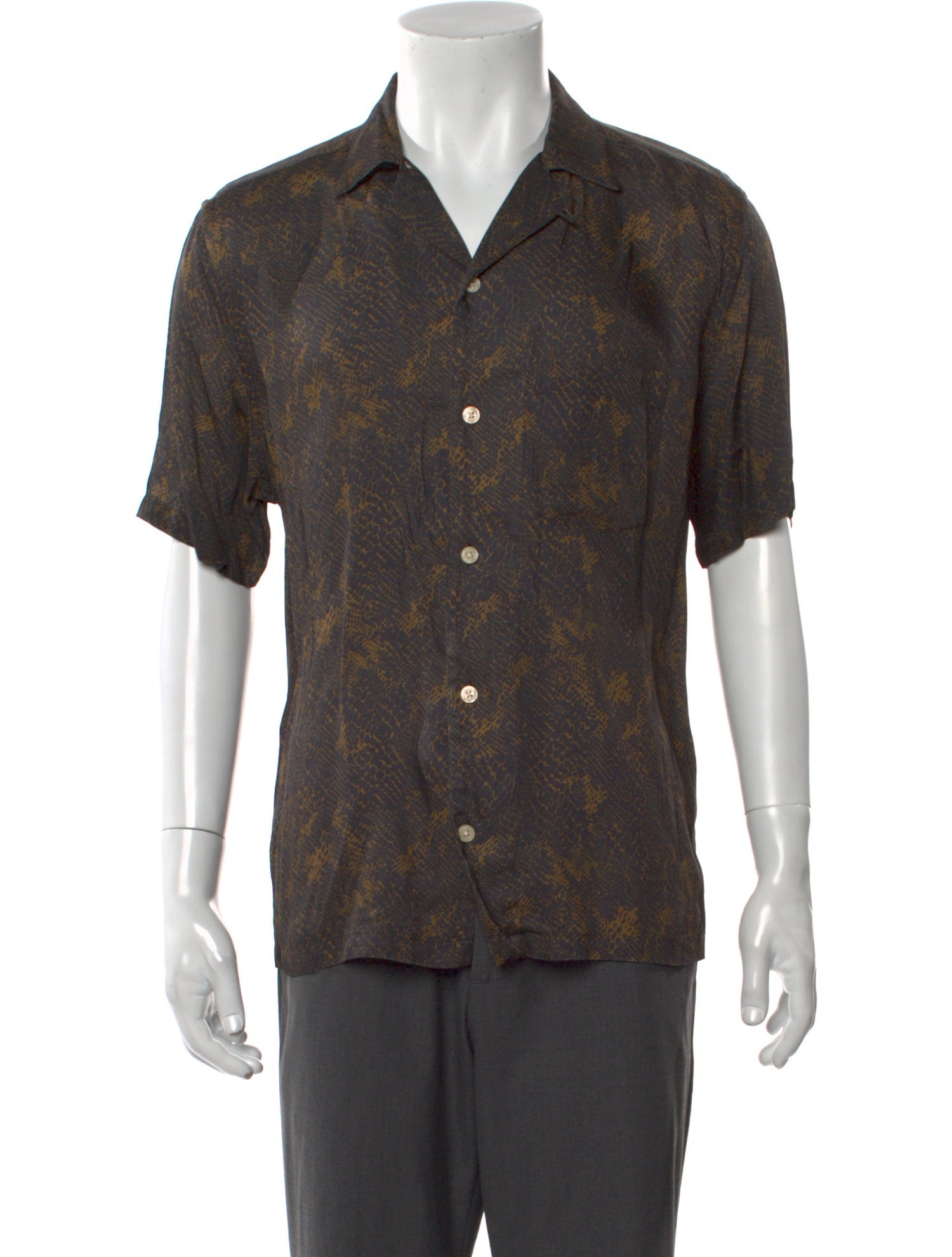 AllSaints Printed Short Sleeve Shirt