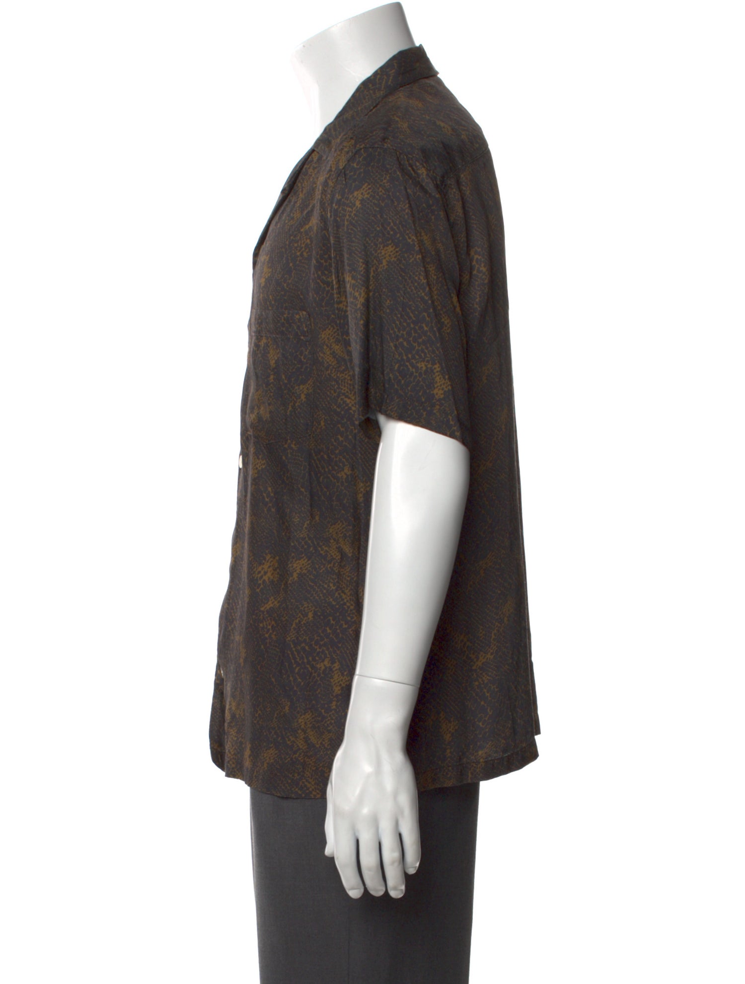 AllSaints Printed Short Sleeve Shirt