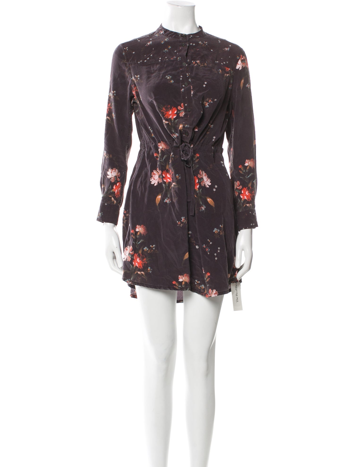 AllSaints Silk Mini Dress