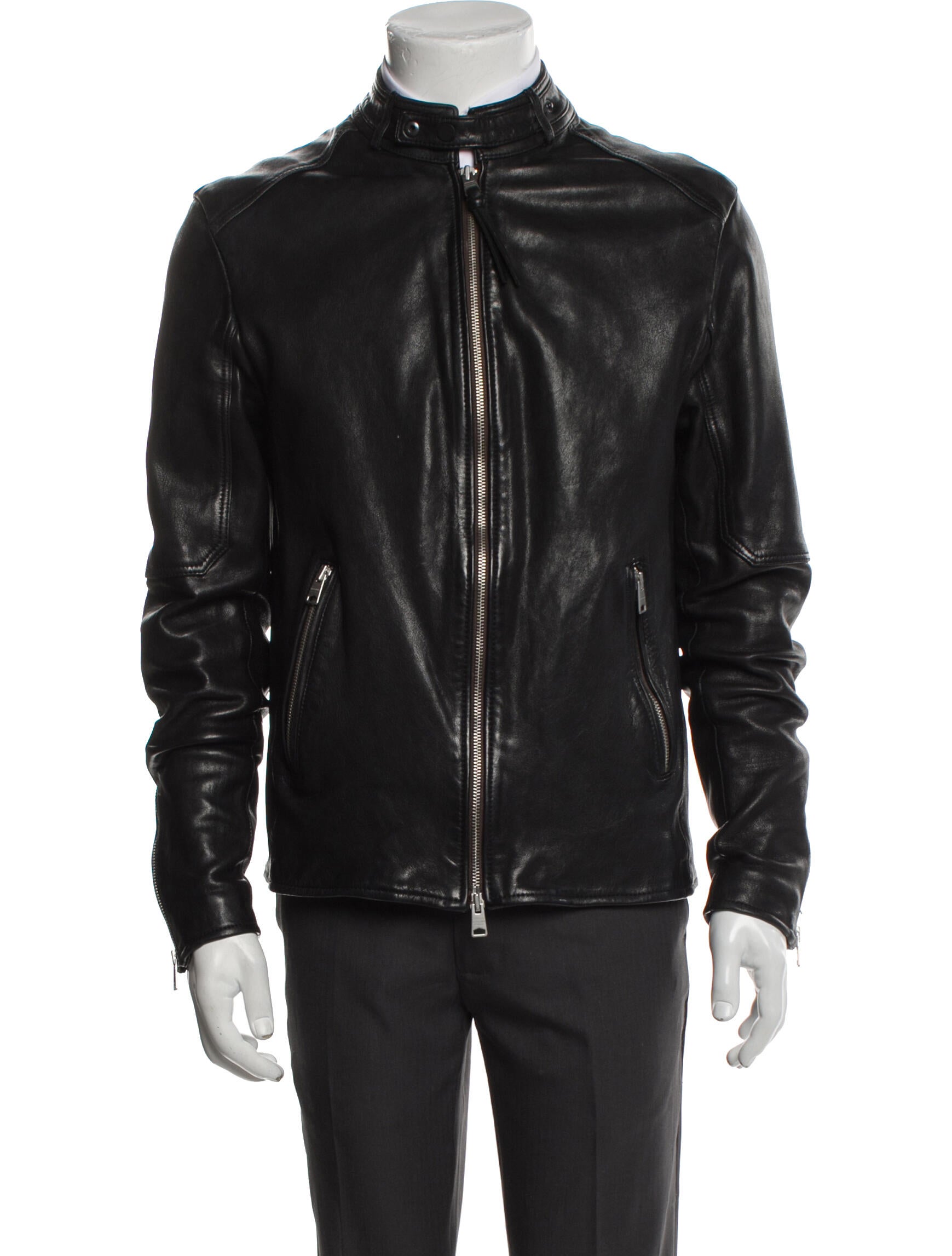 AllSaints Leather Moto Jacket