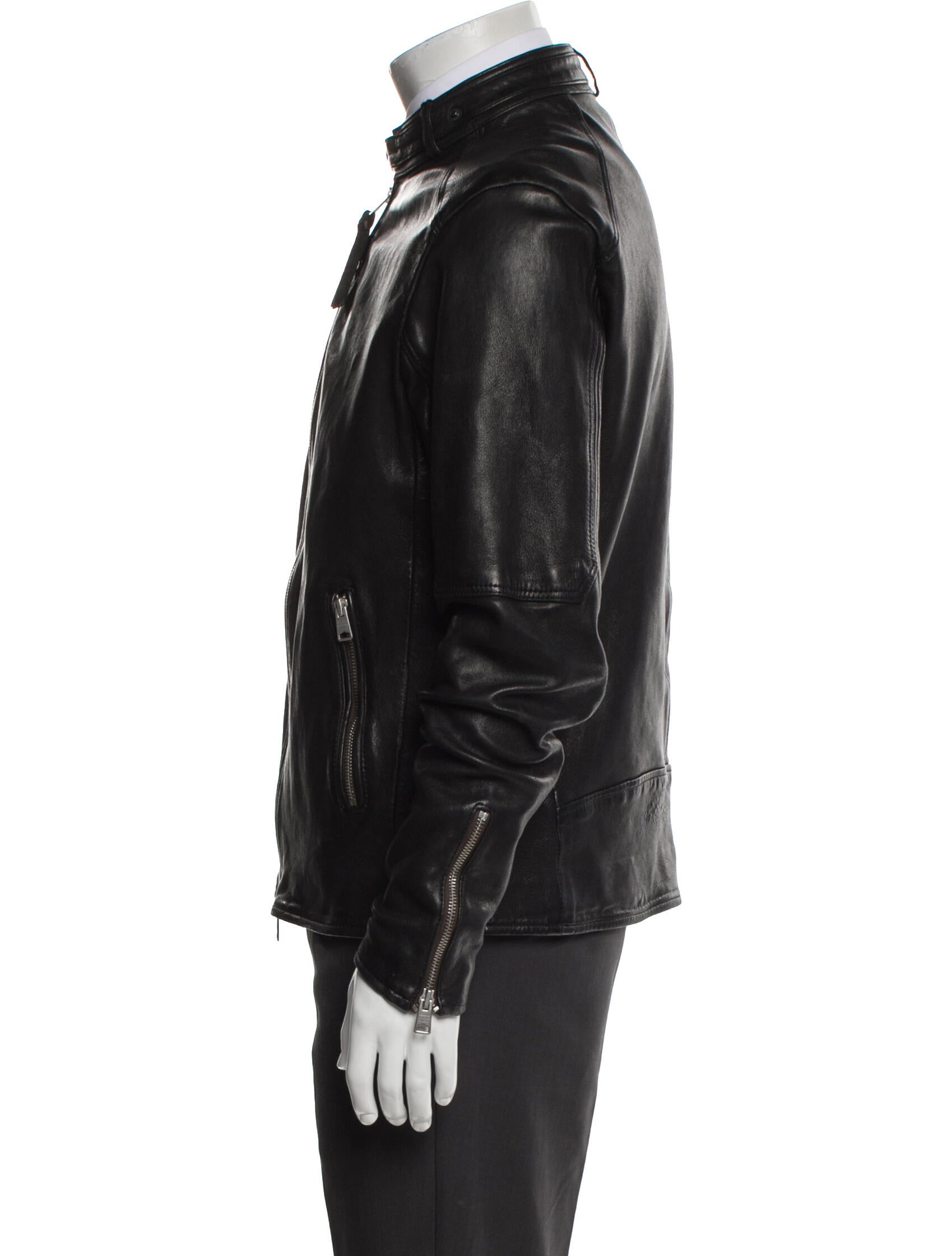 AllSaints Leather Moto Jacket