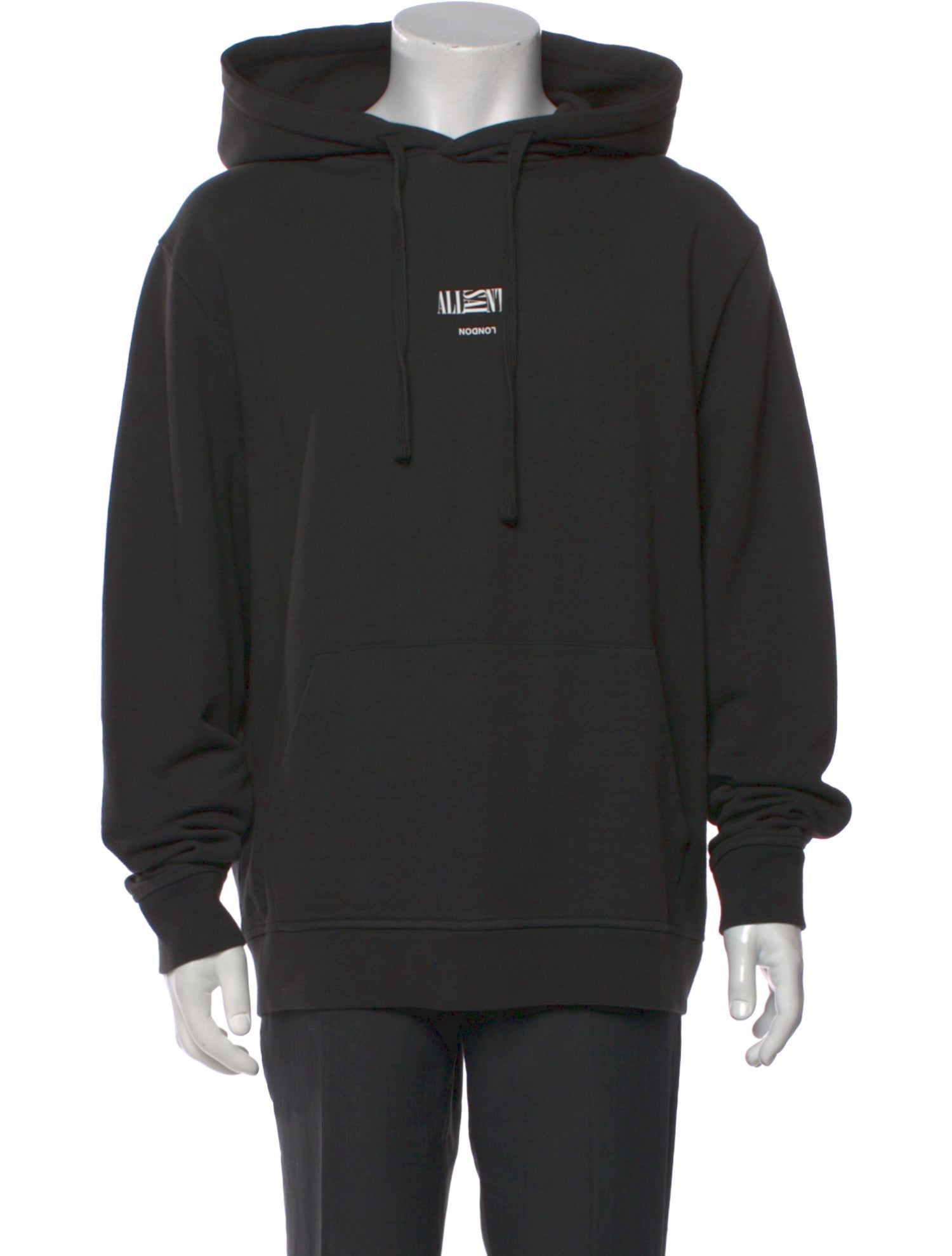 AllSaints Graphic Print Crew Neck Hoodie