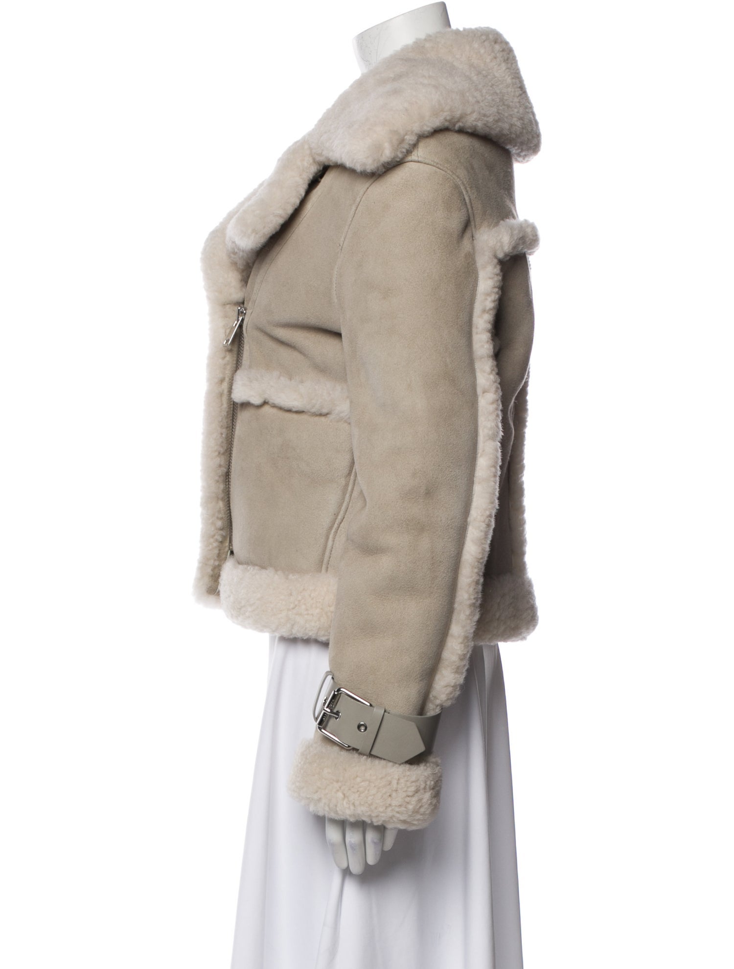 AllSaints Shearling Fur Jacket