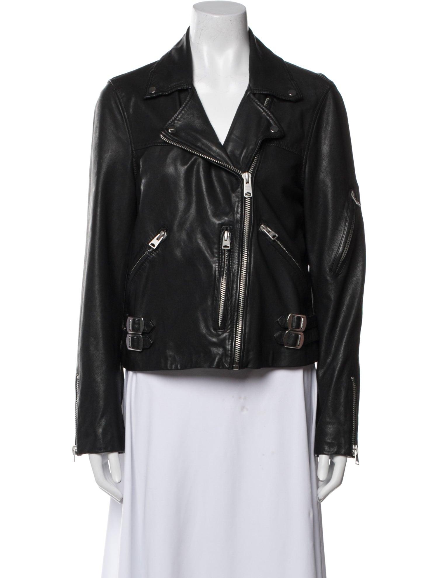 AllSaints Leather Biker Jacket