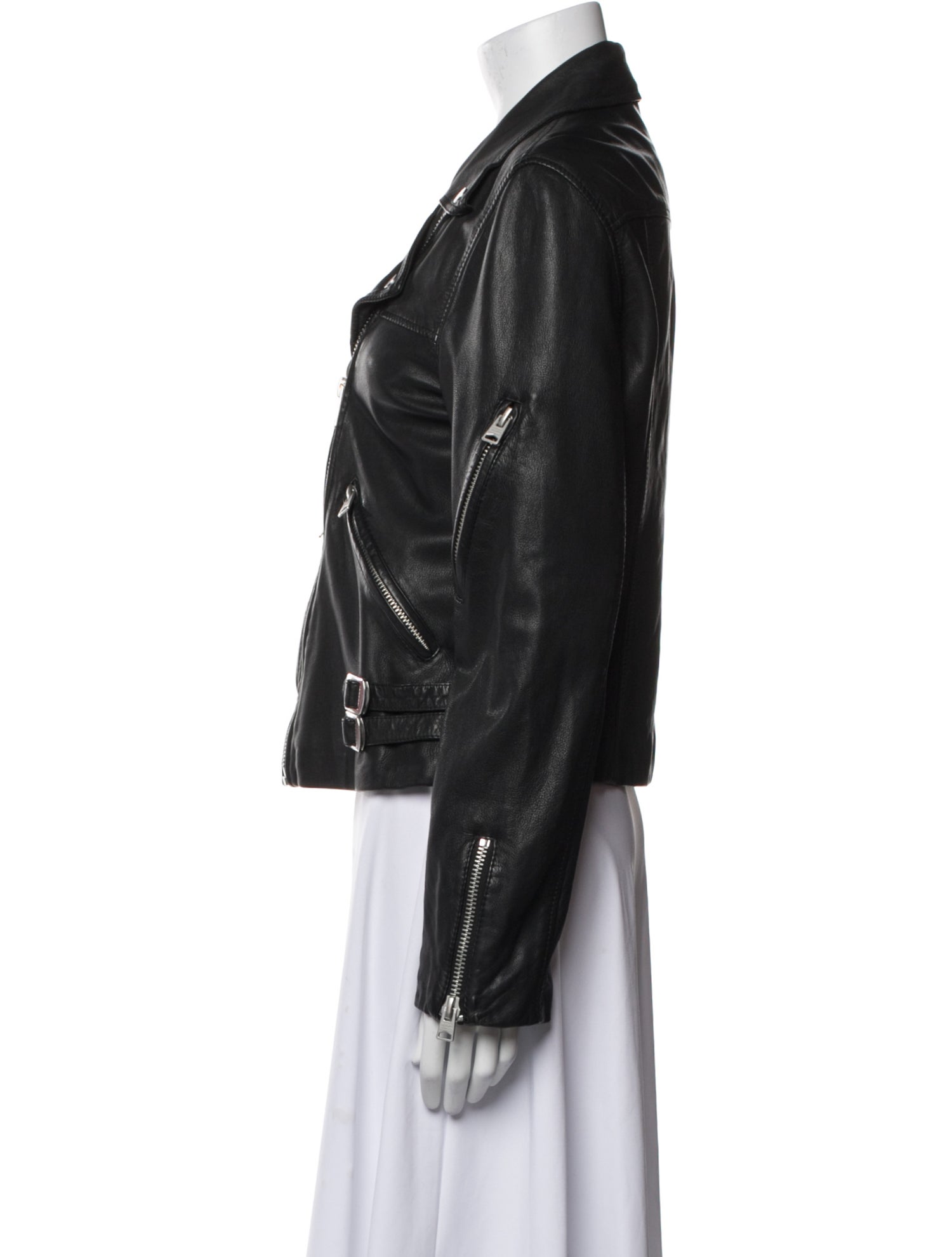 AllSaints Leather Biker Jacket