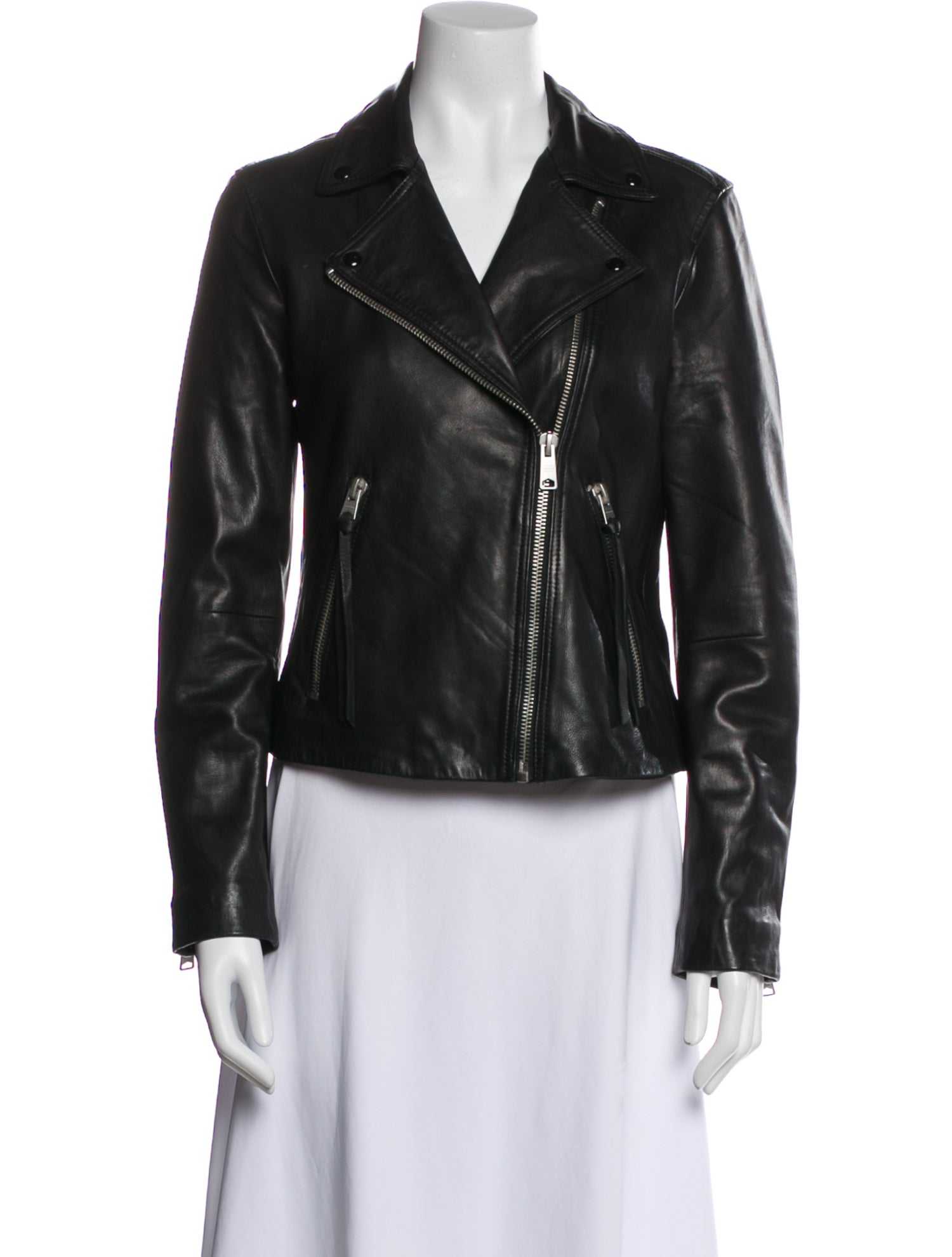 AllSaints Leather Biker Jacket